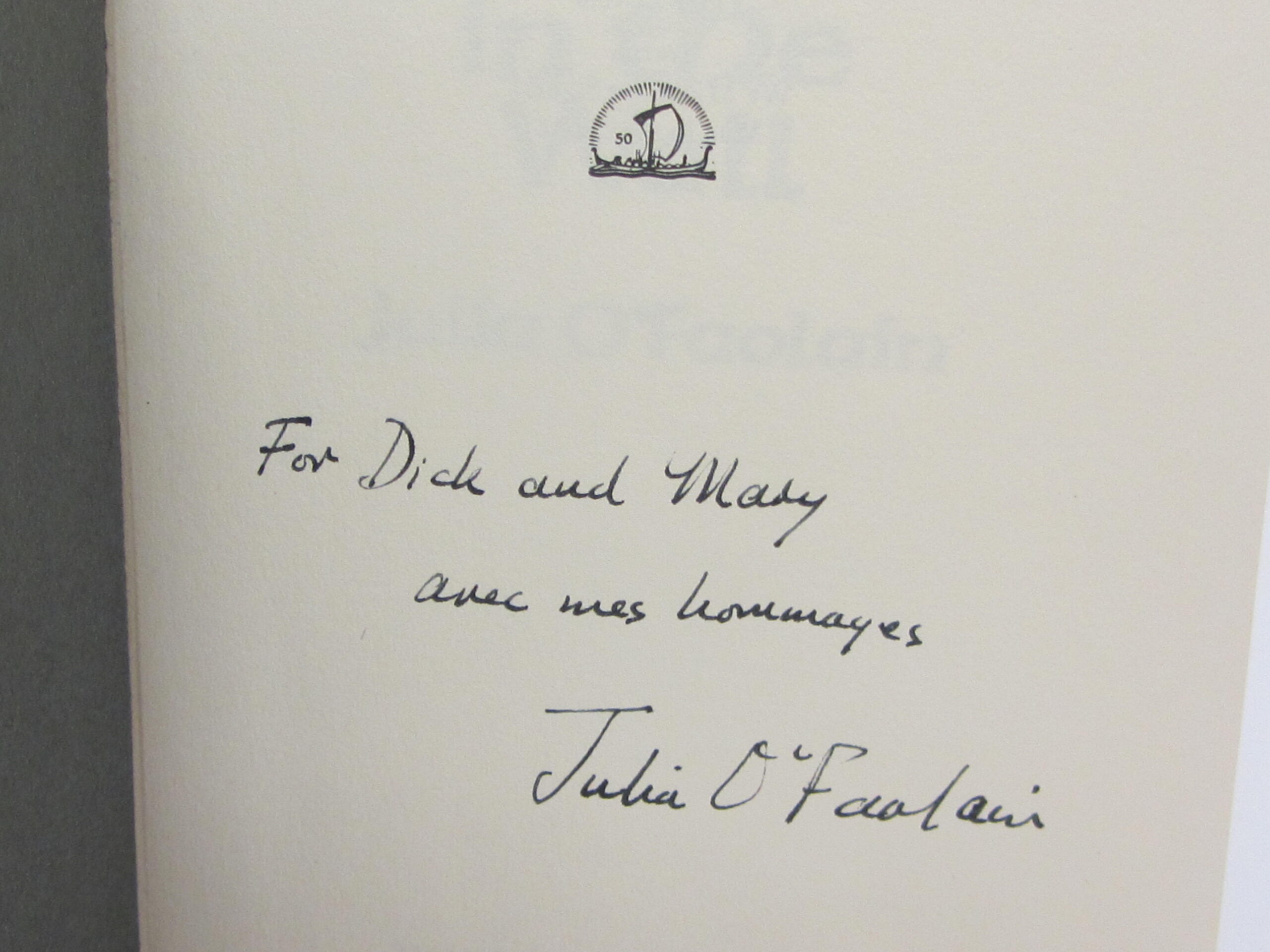 Woman In The Wall. Inscribed By The Author (1975) - Image 3