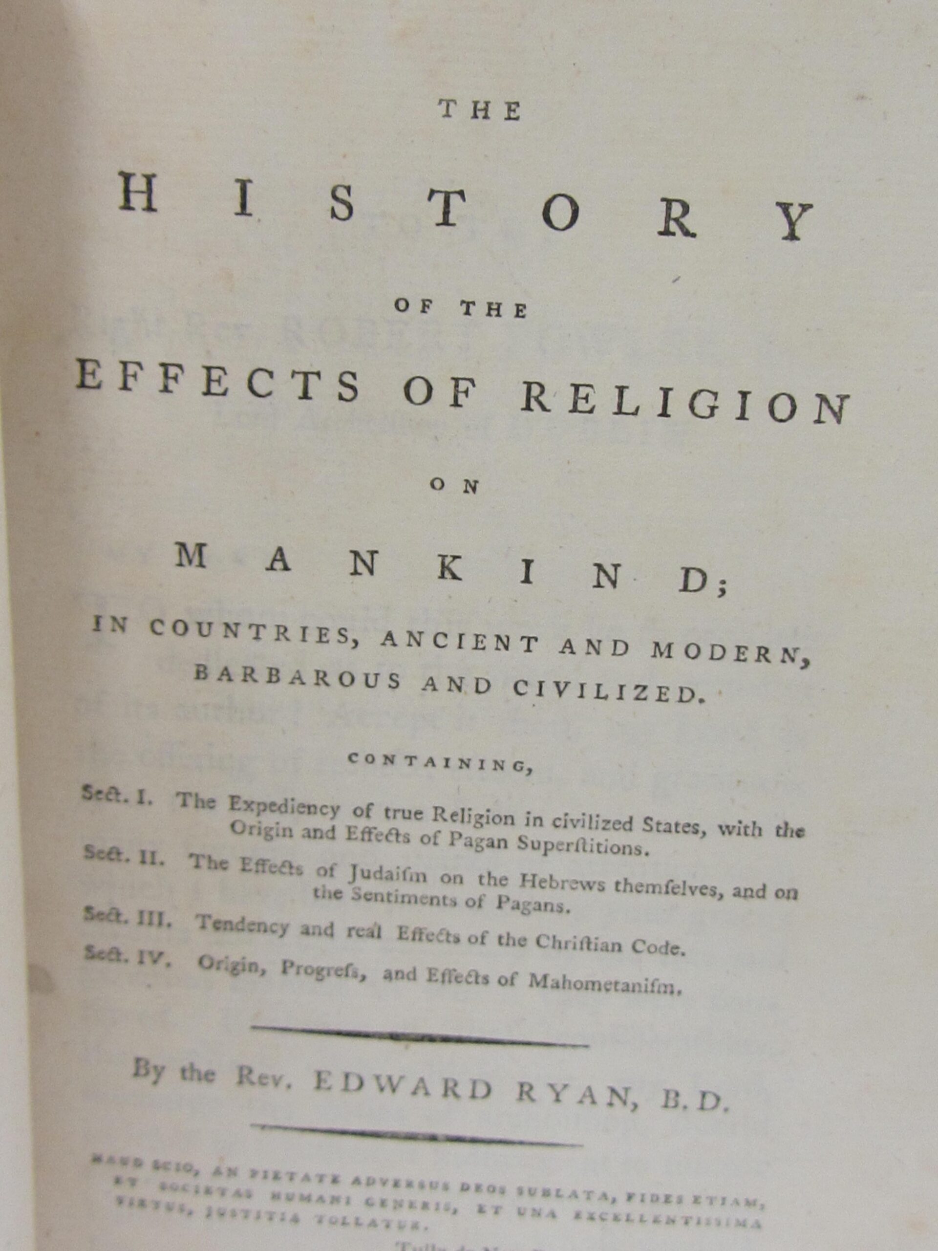 The History of The Effects of Religion on Mankind (1788) - Image 3
