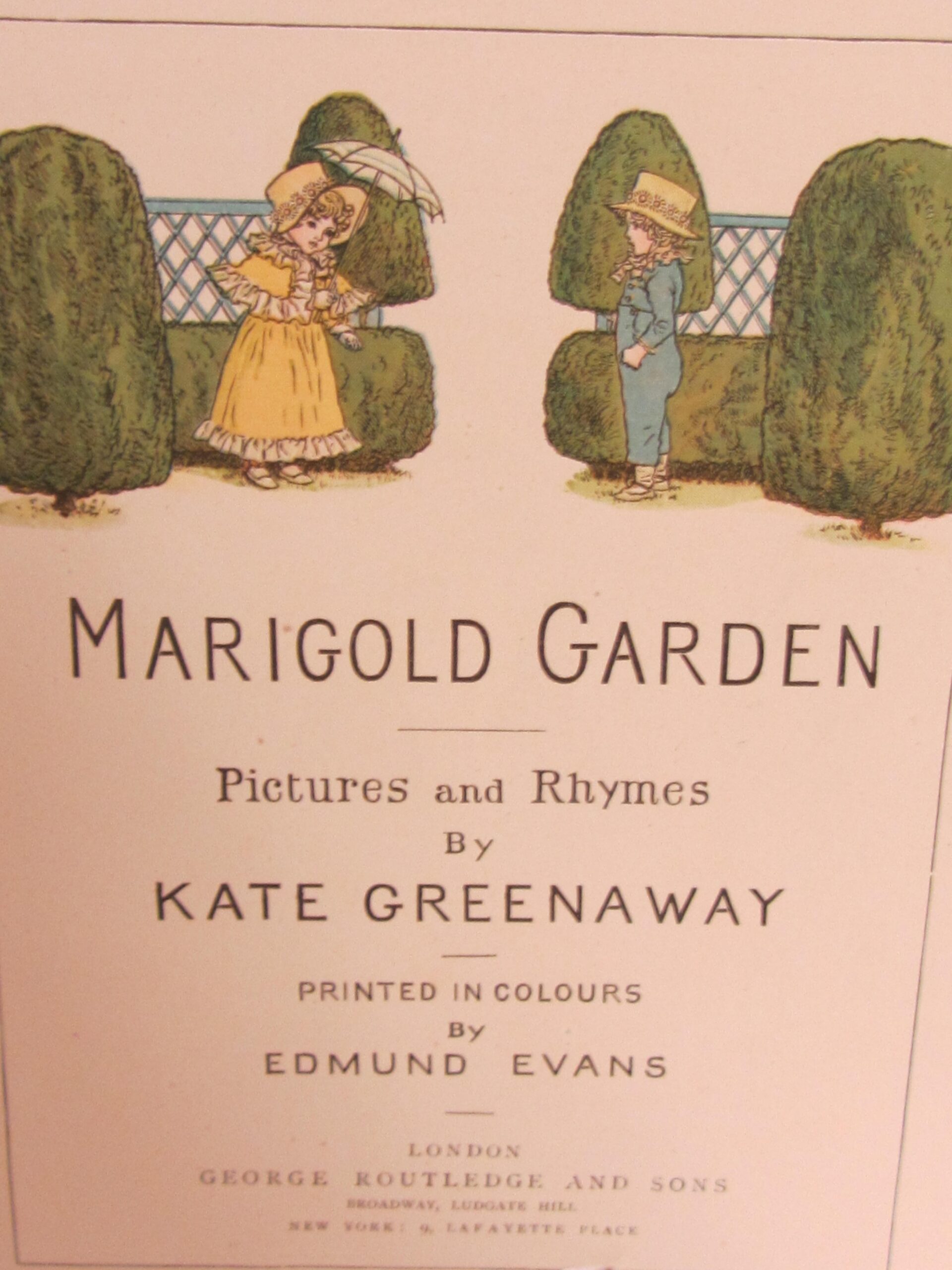 Marigold Garden. Pictures And Rhymes (1885) - Image 3