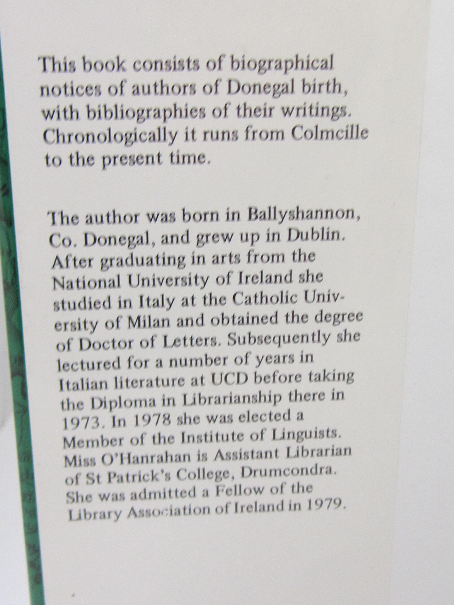 Donegal Authors. A Bibliography (1982) - Image 4