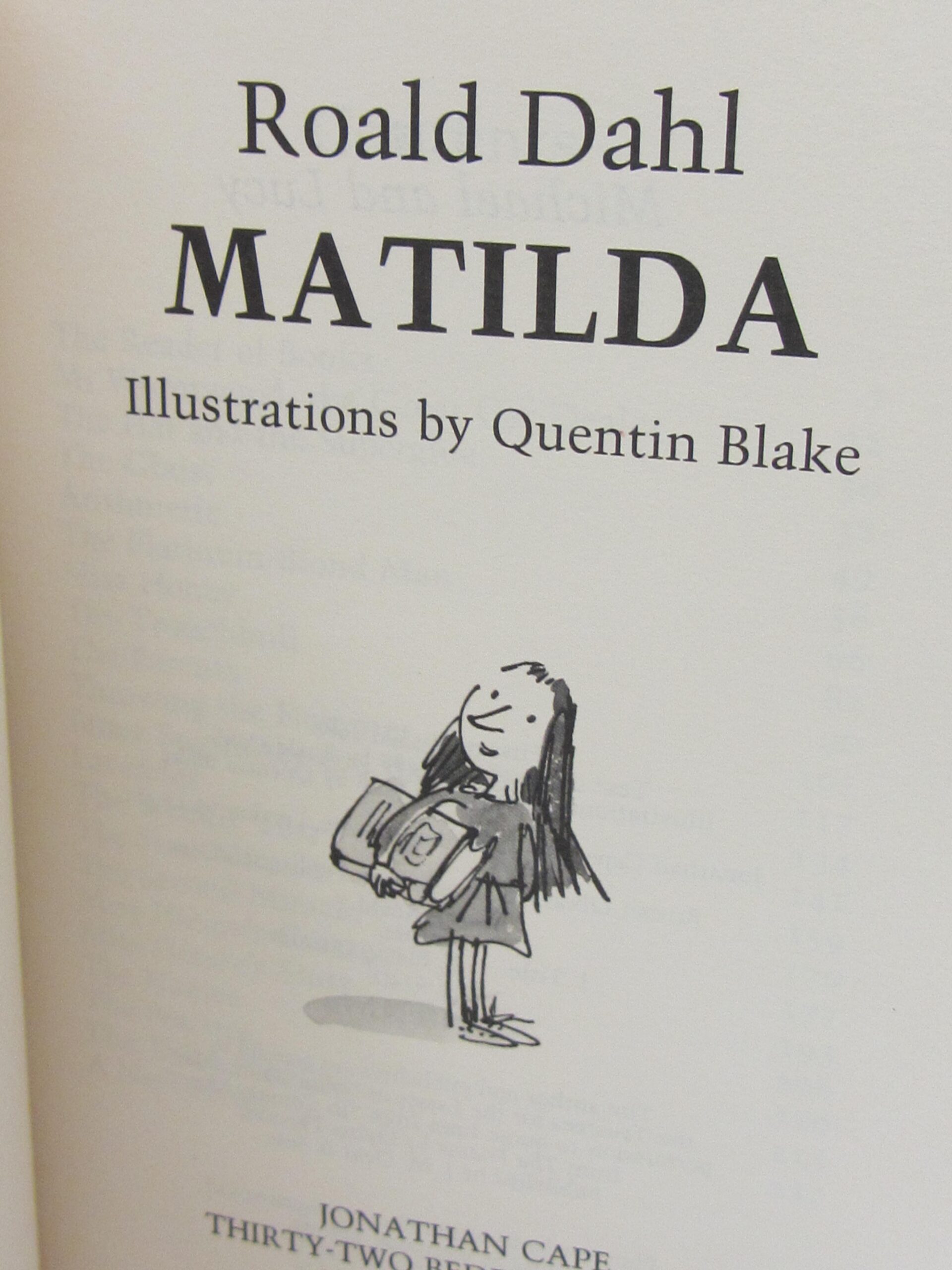 Matilda. With Signed Bookplates. First Edition (1988) - Image 5