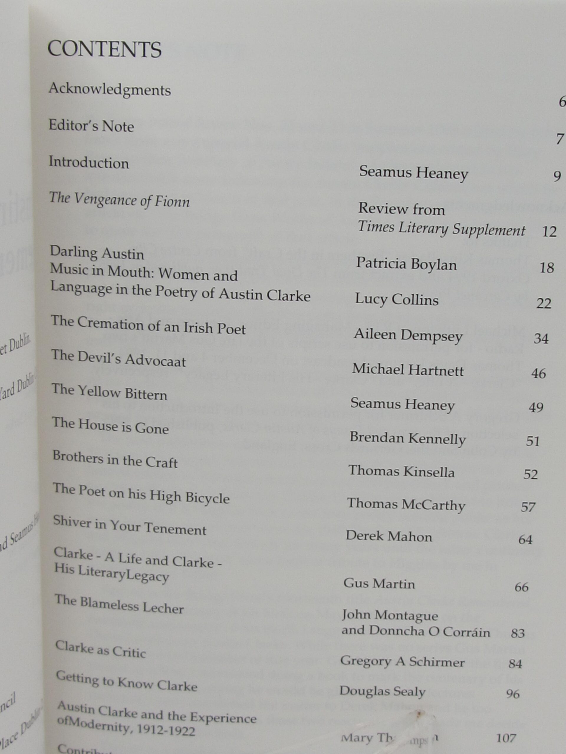 Austin Clarke Remembered. Limited Edition of 10 Copies (1996) - Image 5