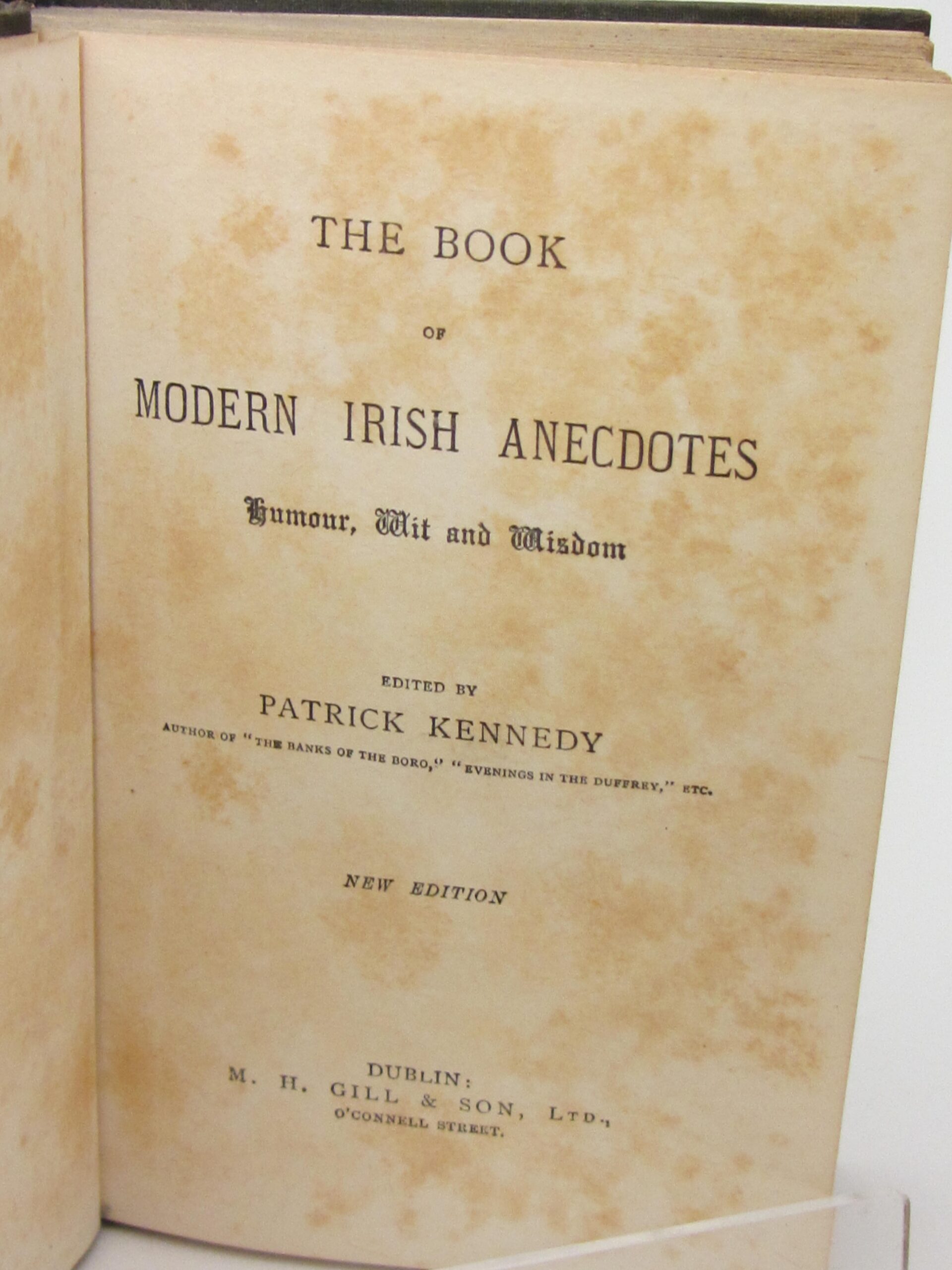 The Book of Modern Irish Anecdotes (1920) - Image 3