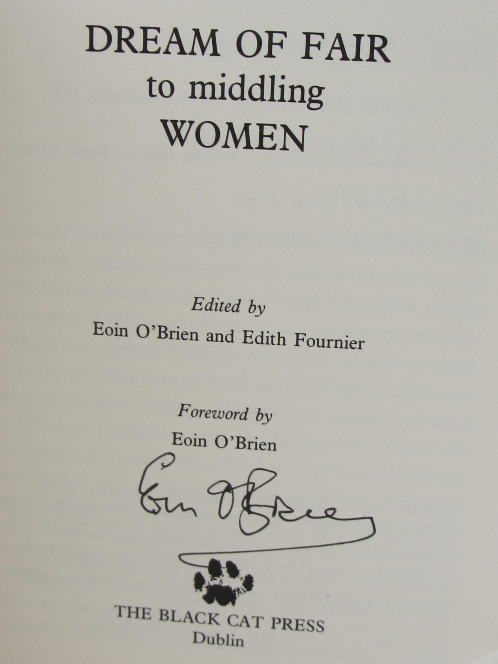 Dream of Fair to Middling Women. Limited Issue (1992) - Image 3