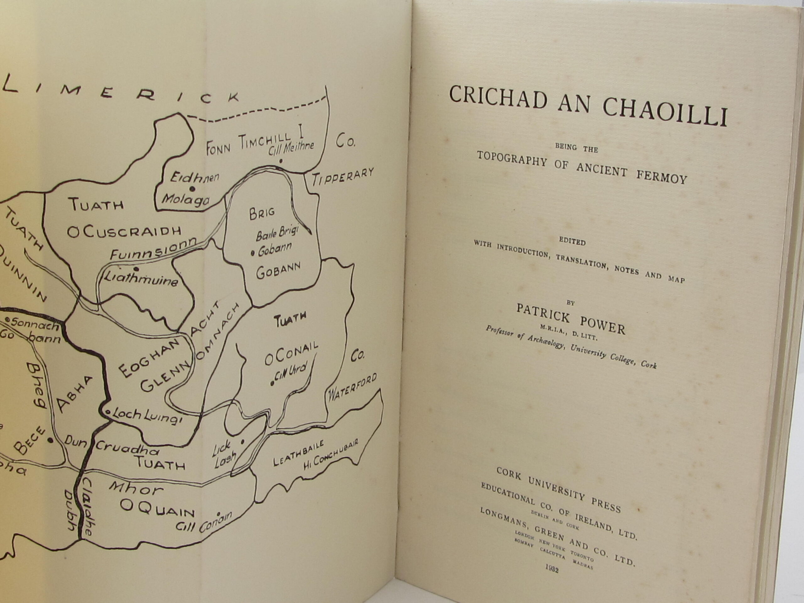 Crichad an Chaoilli: Being the Topography of Ancient Fermoy (1932) - Image 3