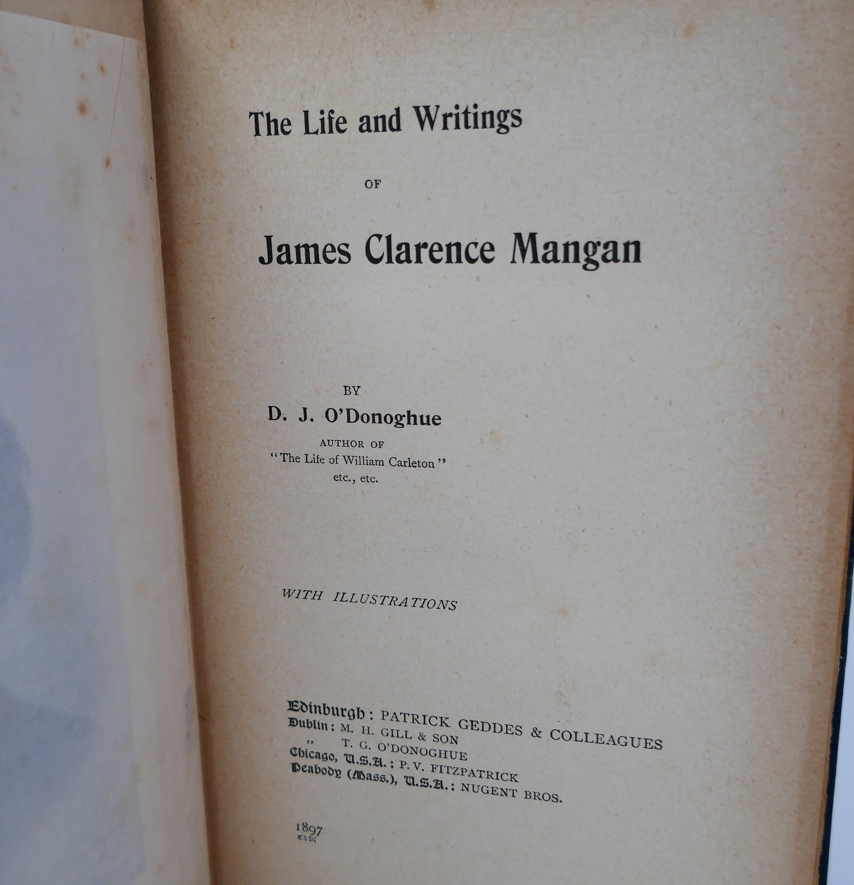 The Life and Writings of James Clarence Mangan (1897) - Image 4