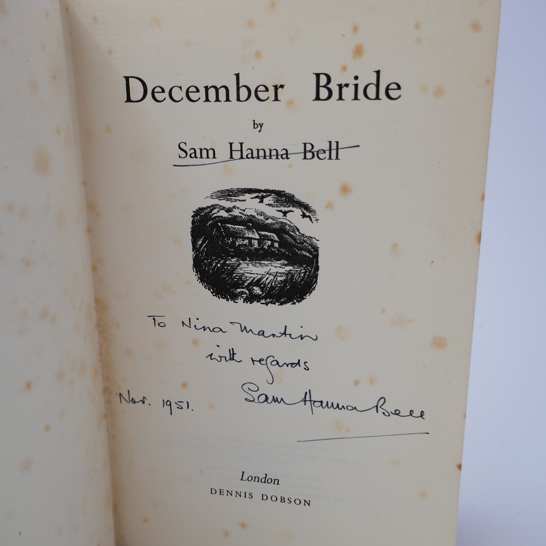 December Bride. Inscribed by the Author (1951) - Image 4