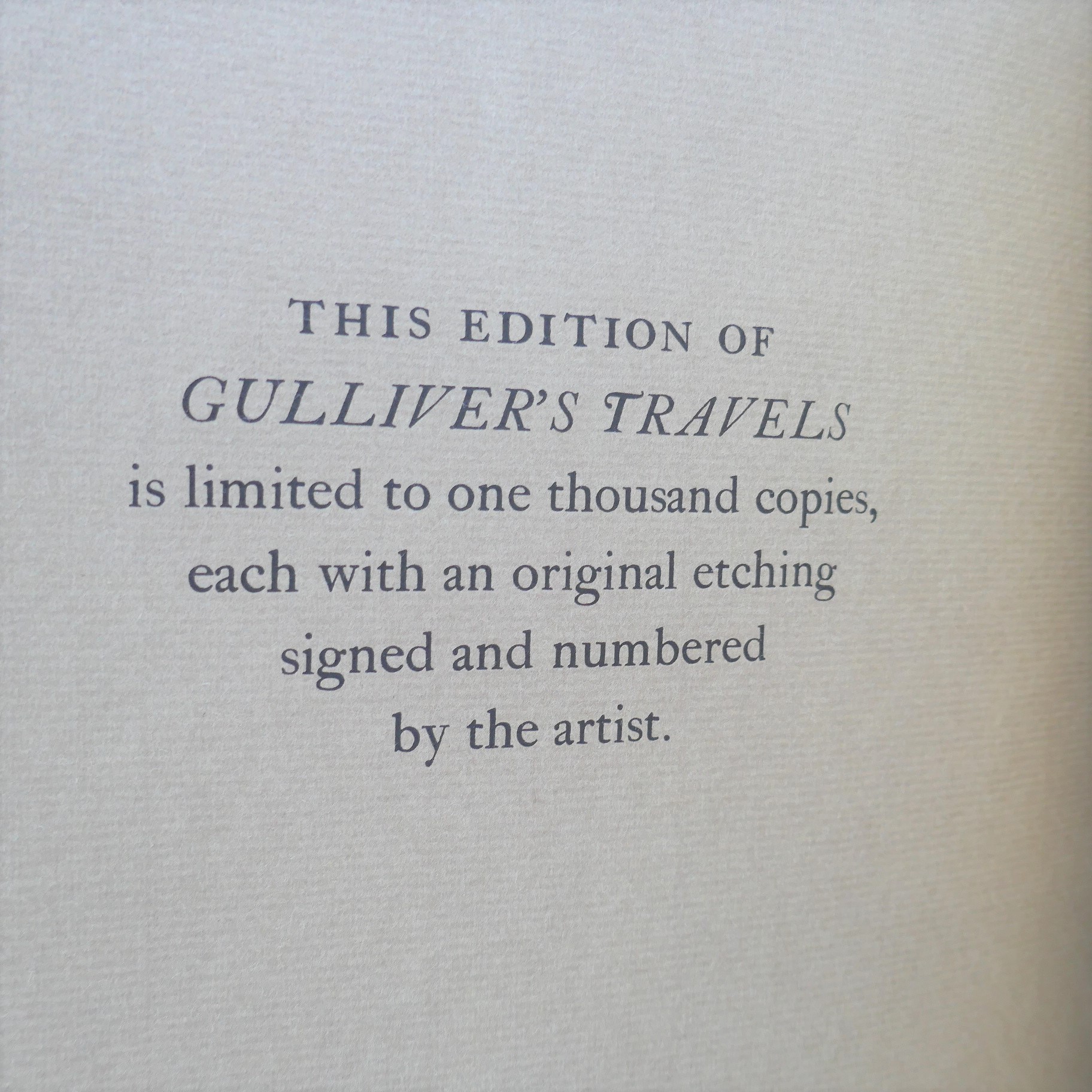 Gulliver's Travels. Limited Edition. Signed By Illustrator (2011) - Image 3