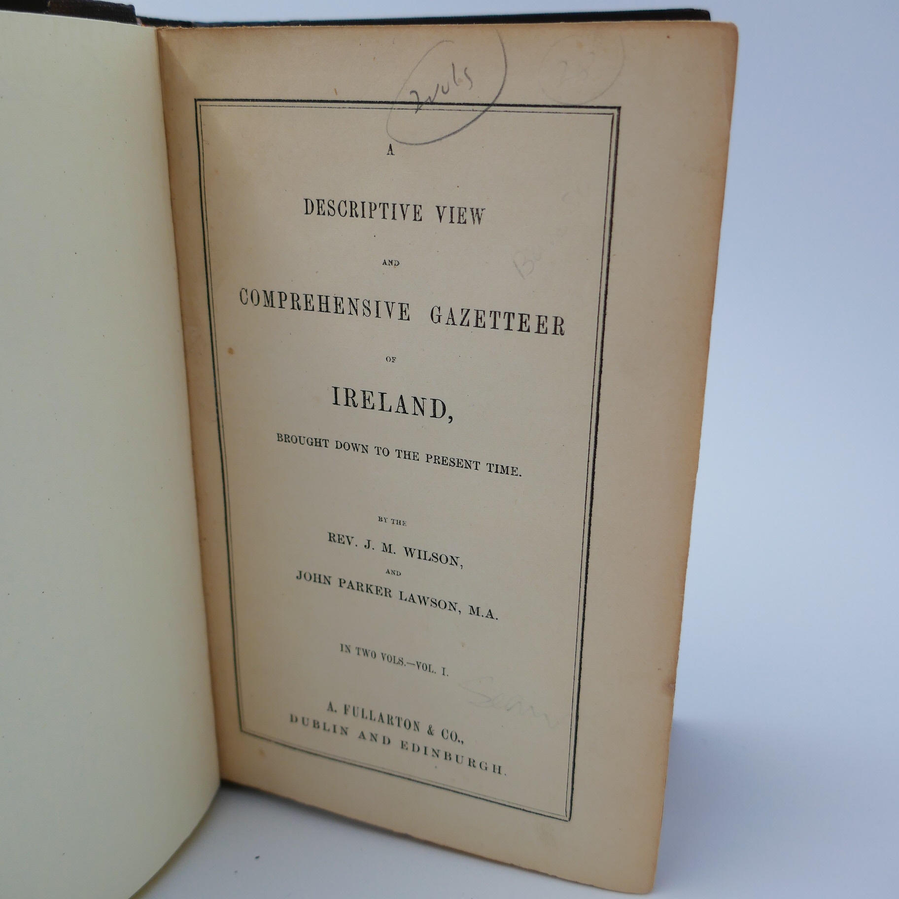 Descriptive View and Comprehensive Gazetteer of Ireland (1845) - Image 3