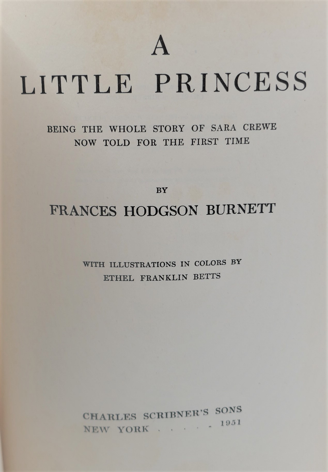 A Little Princess. Illustrated By Ethel Franklin Betts (1951) - Image 4