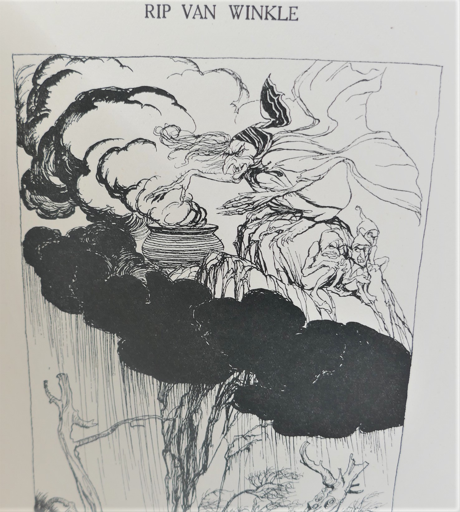 Rip Van Winkle. Illustrated by Arthur Rackham (1916) - Image 8