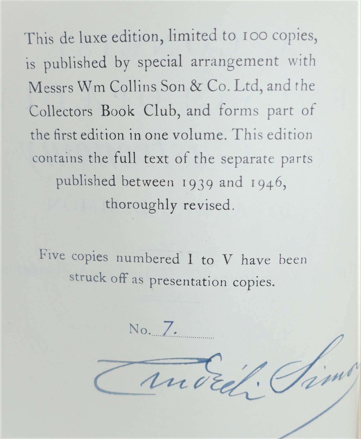 A Concise Encyclopaedia of Gastronomy. Special Limited Edition (1952) - Image 3