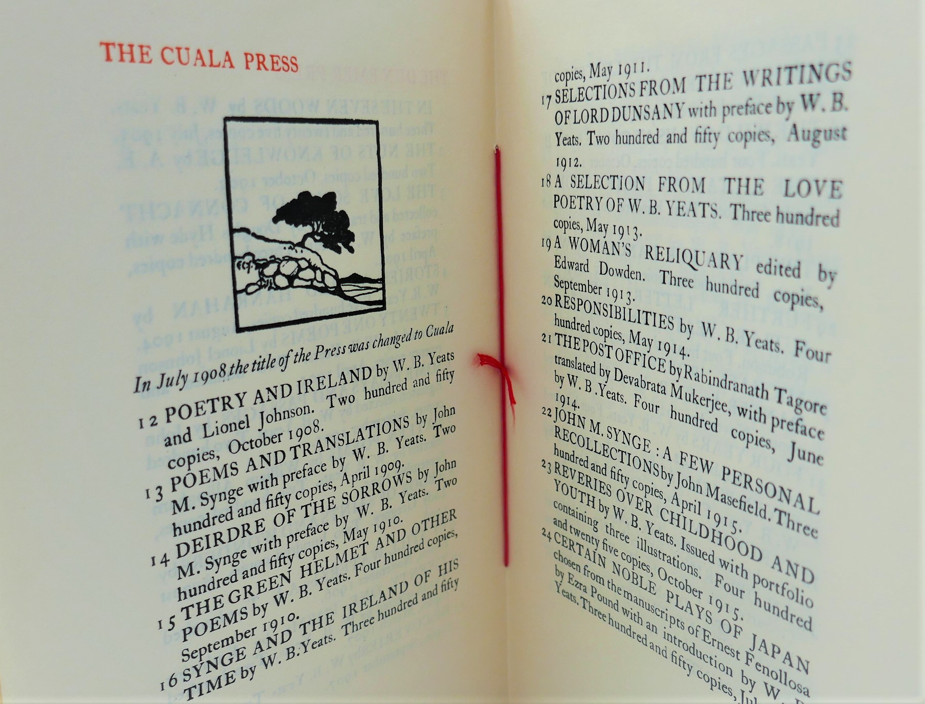 A List of Books Published by Dun Emer Press & Cuala Press (1972) - Image 4