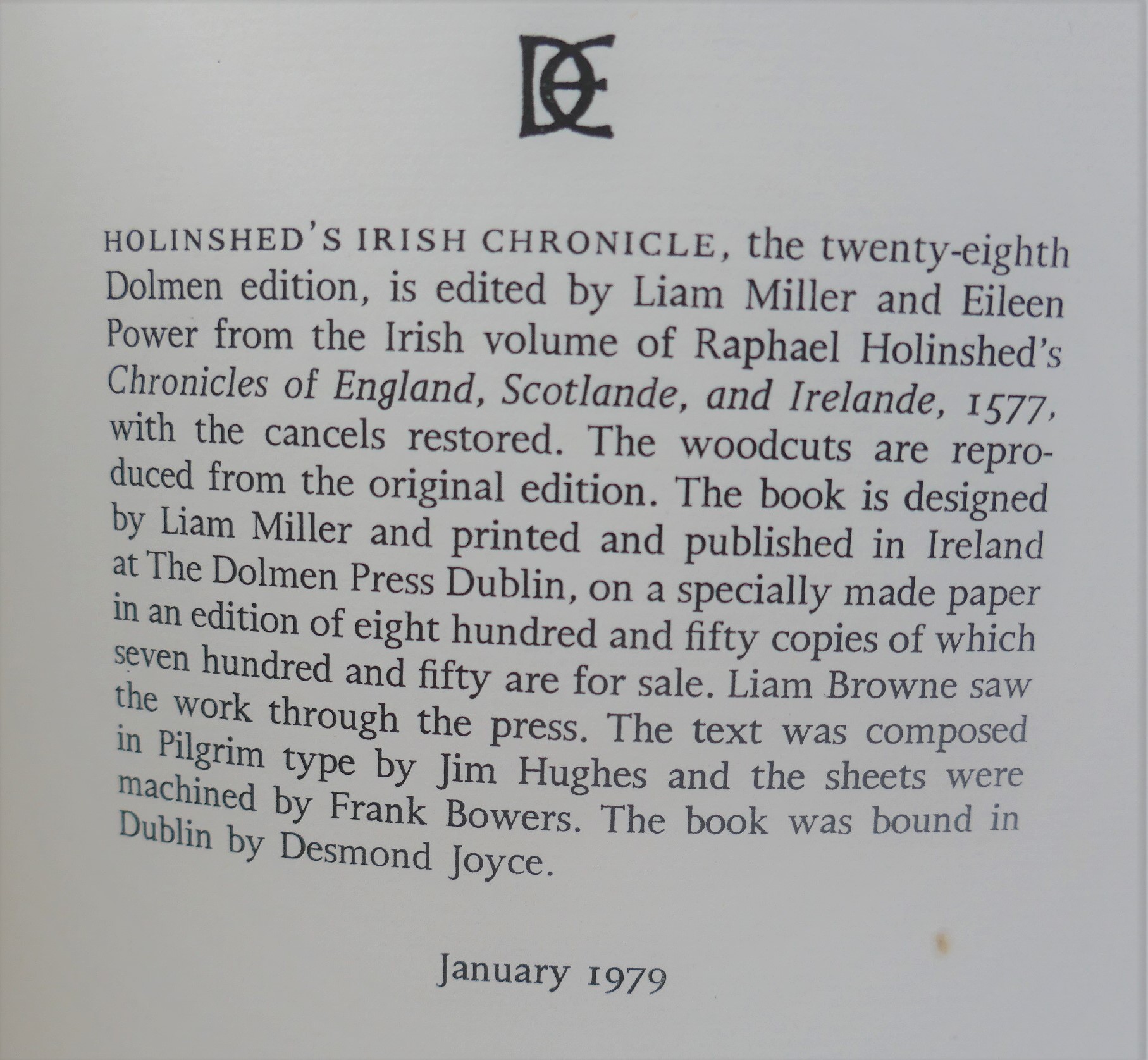 Holinshed's Irish Chronicle (1509-1547) - Image 5