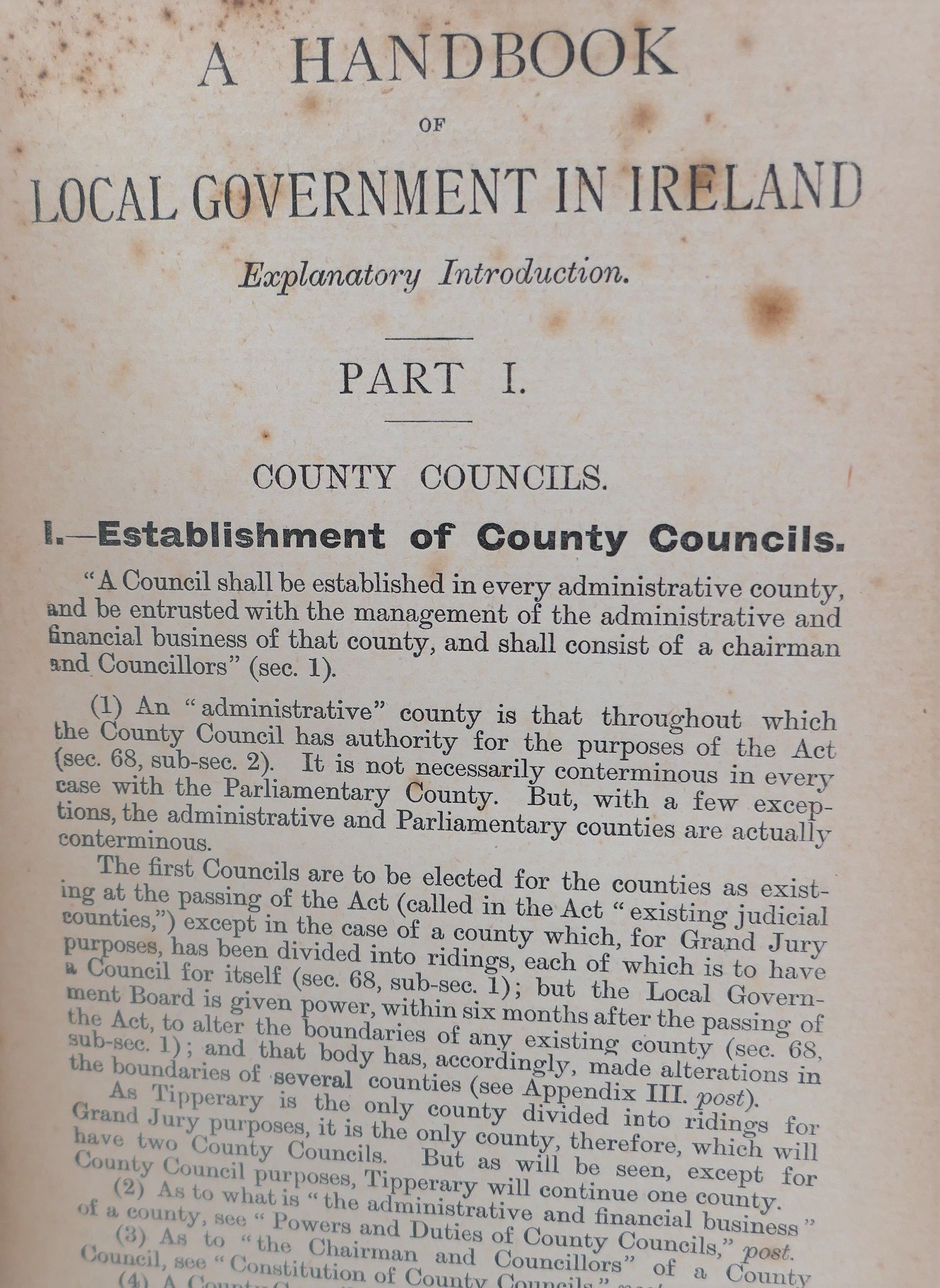 A Handbook of Local Government in Ireland (1899) - Image 3