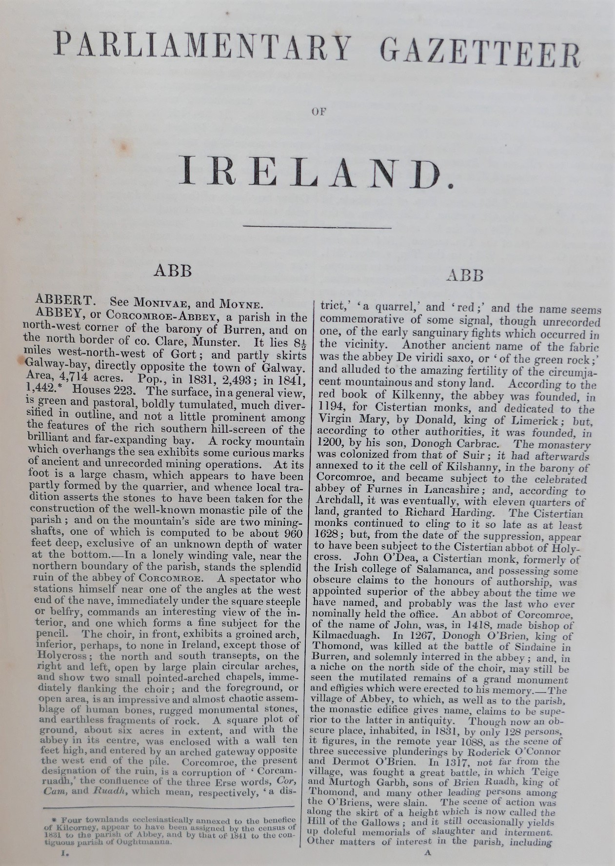 The Parliamentary Gazetteer of Ireland. Ten Parts (1846) - Image 3