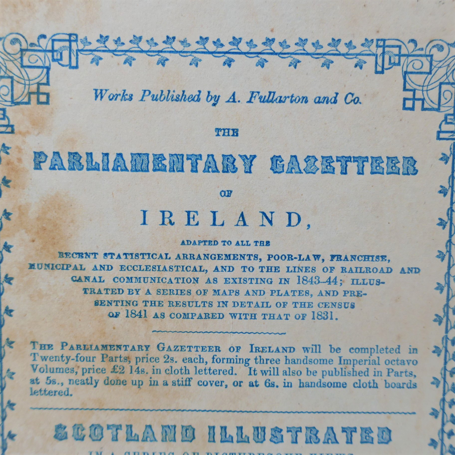 The Parliamentary Gazetteer of Ireland. Ten Parts (1846) - Image 5