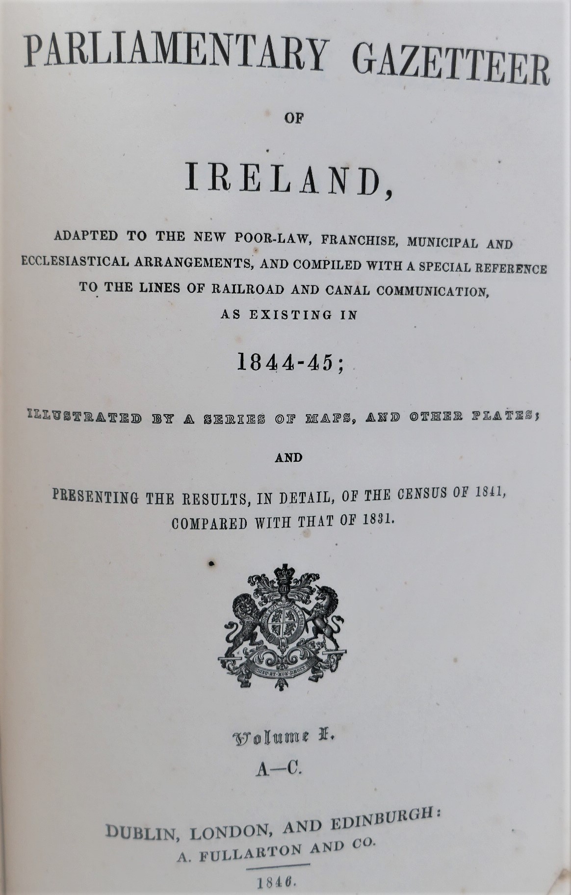 The Parliamentary Gazetteer of Ireland. Ten Parts (1846) - Image 6