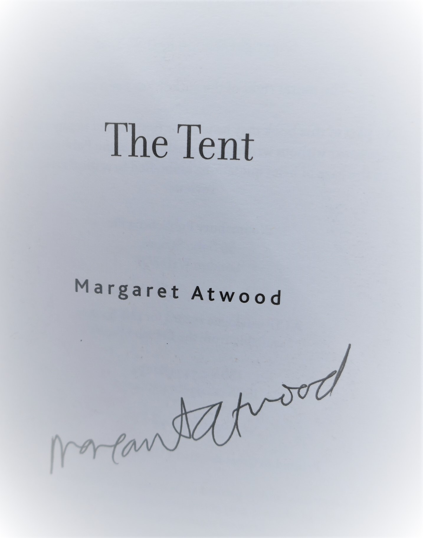 The Tent. Author Signed (2006) - Image 3