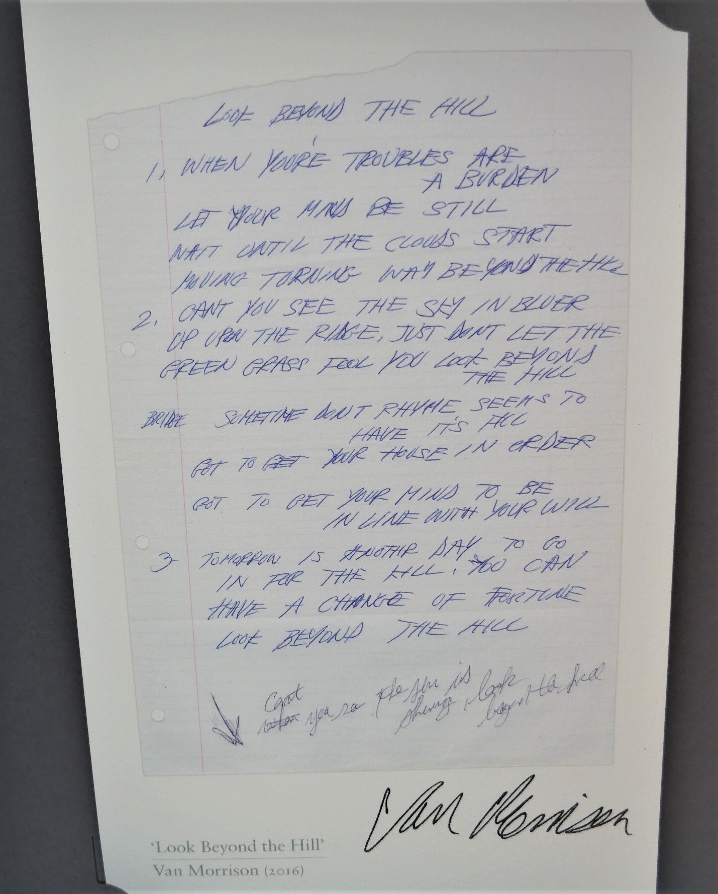 Keep 'Er Lit. New Selected Lyrics. Limited Signed Issue (2020) - Image 7