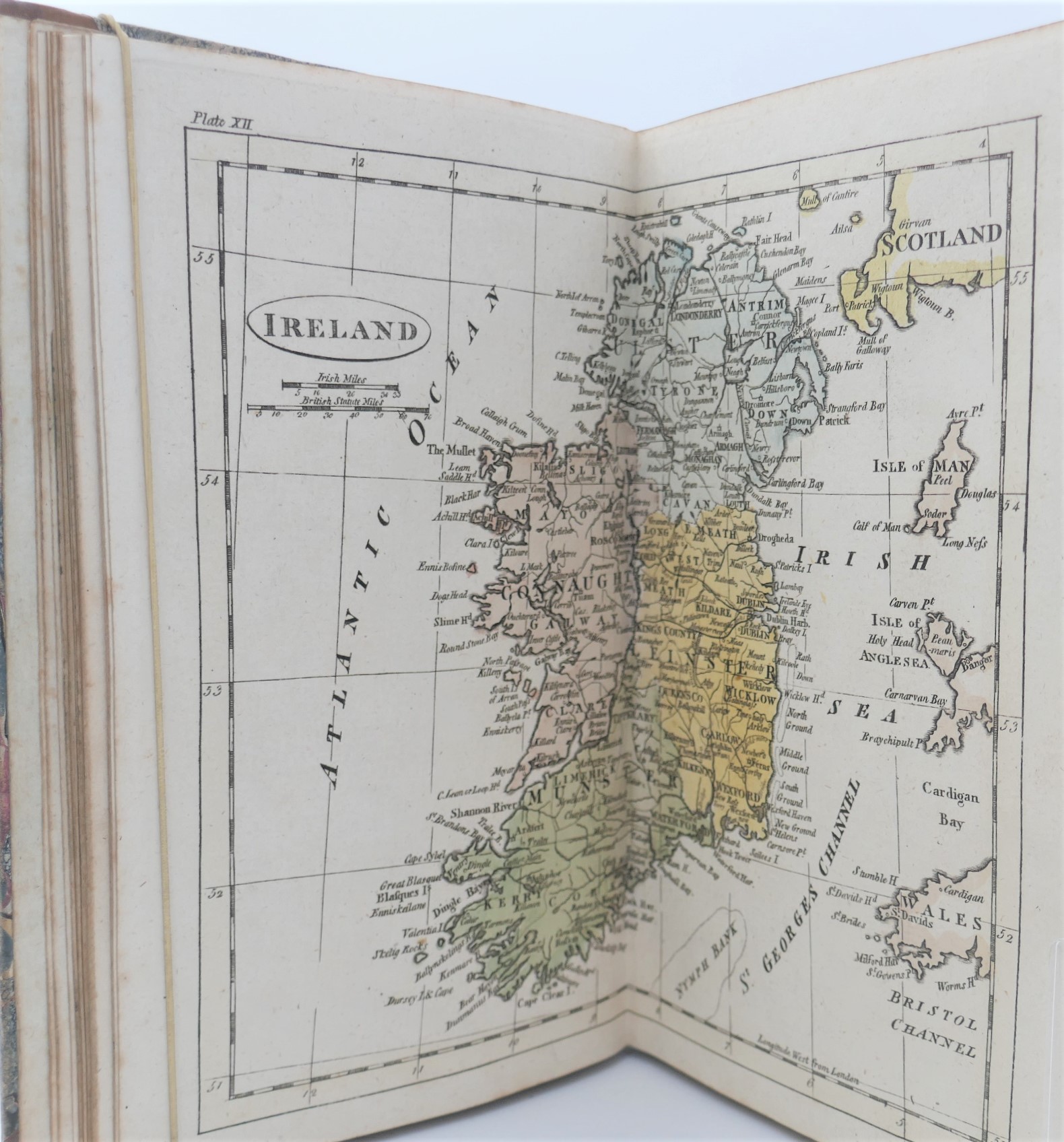 An Atlas to Walker's Geography and Gazetteer. By John Walker - Ussher Island, Dublin (1798) - Image 7