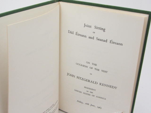 President Kennedy's Speech to Dáil & Seanad Éireann (1963) - Image 3