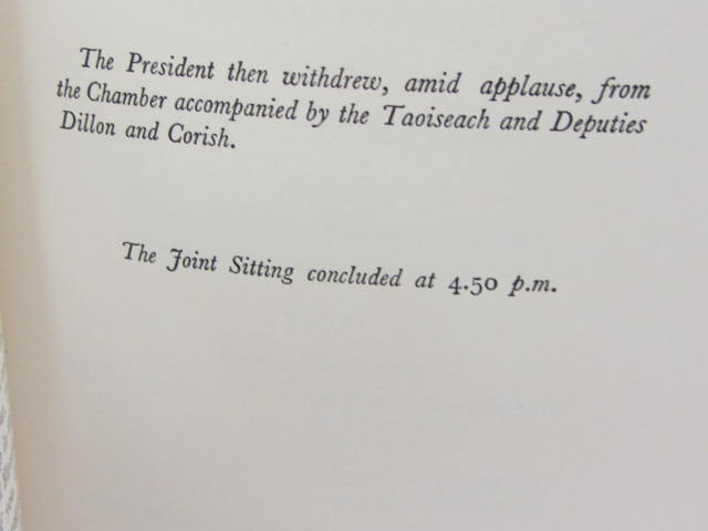 President Kennedy's Speech to Dáil & Seanad Éireann (1963) - Image 5