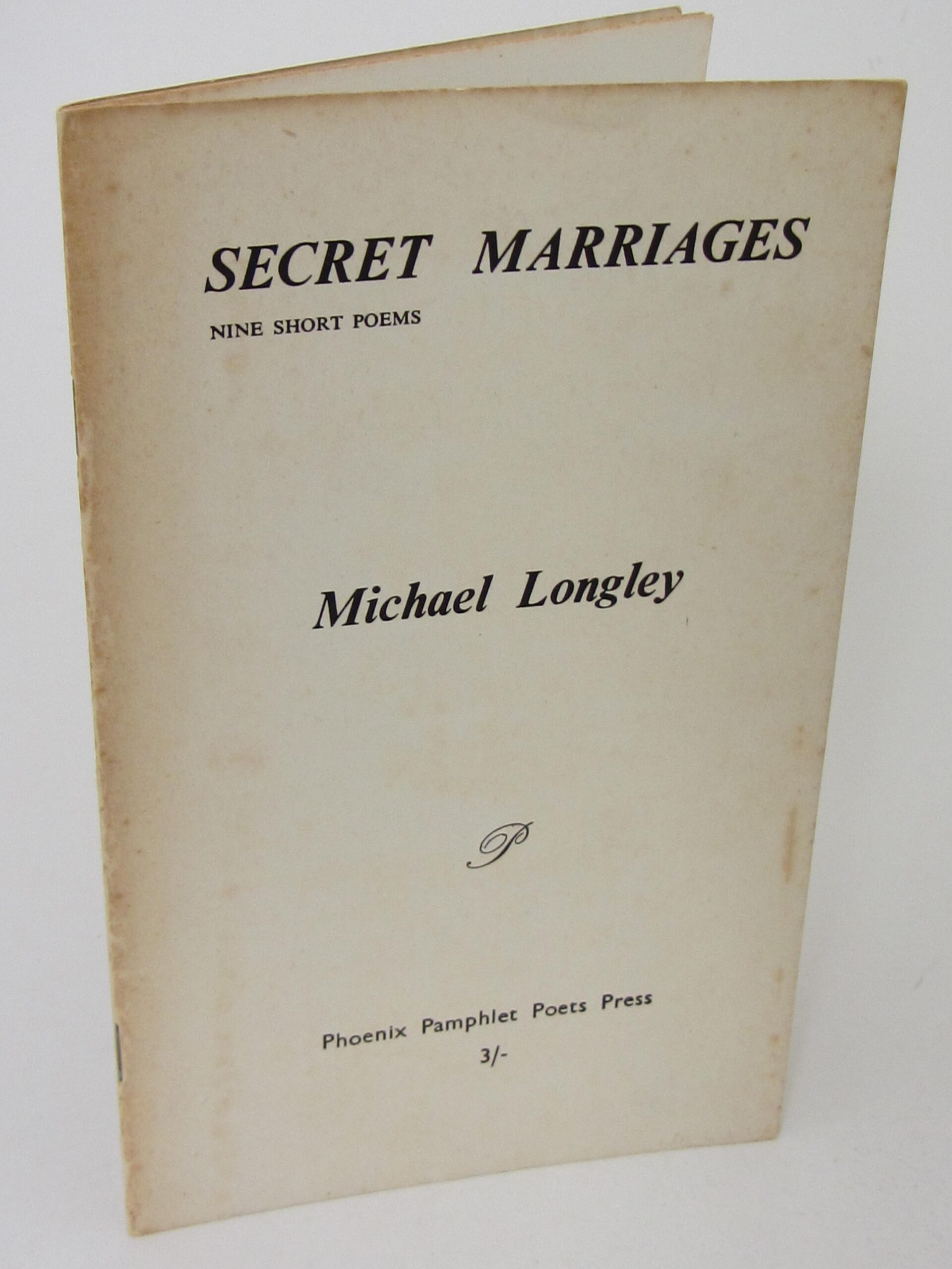 Secret Marriages. Nine Short Poems (1968) - Image 2
