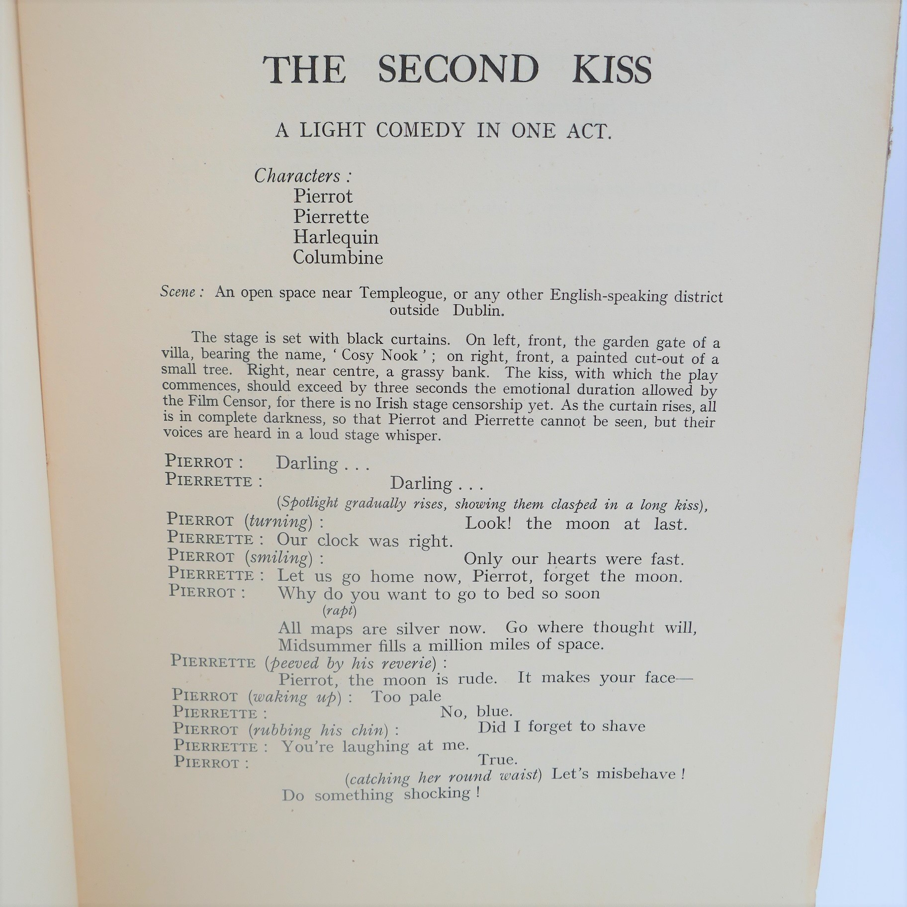 The Second Kiss. A Light Comedy (1946) - Image 3