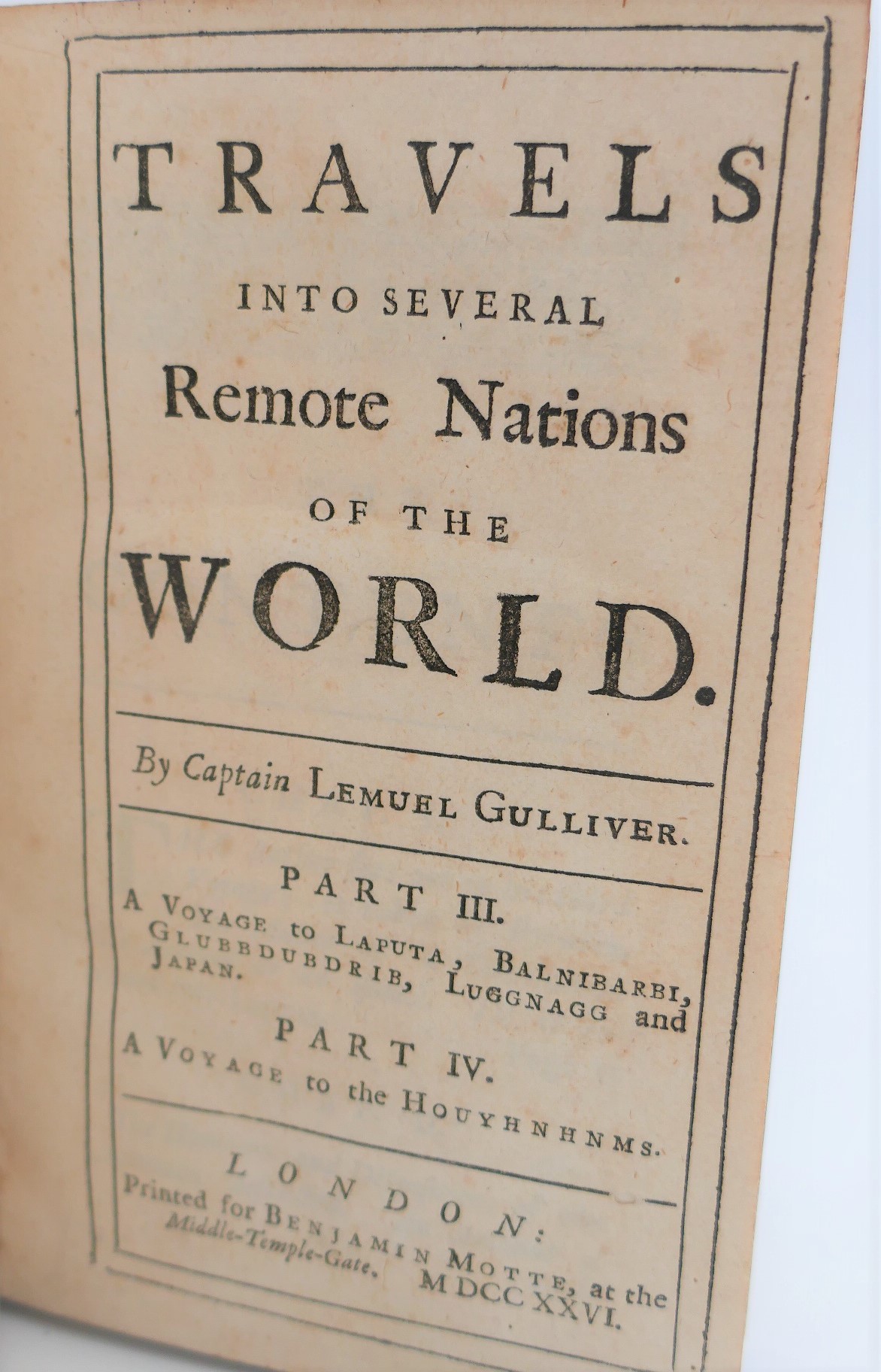 Travels Into Several Remote Nations Of The World. First Edition (1726) - Image 8