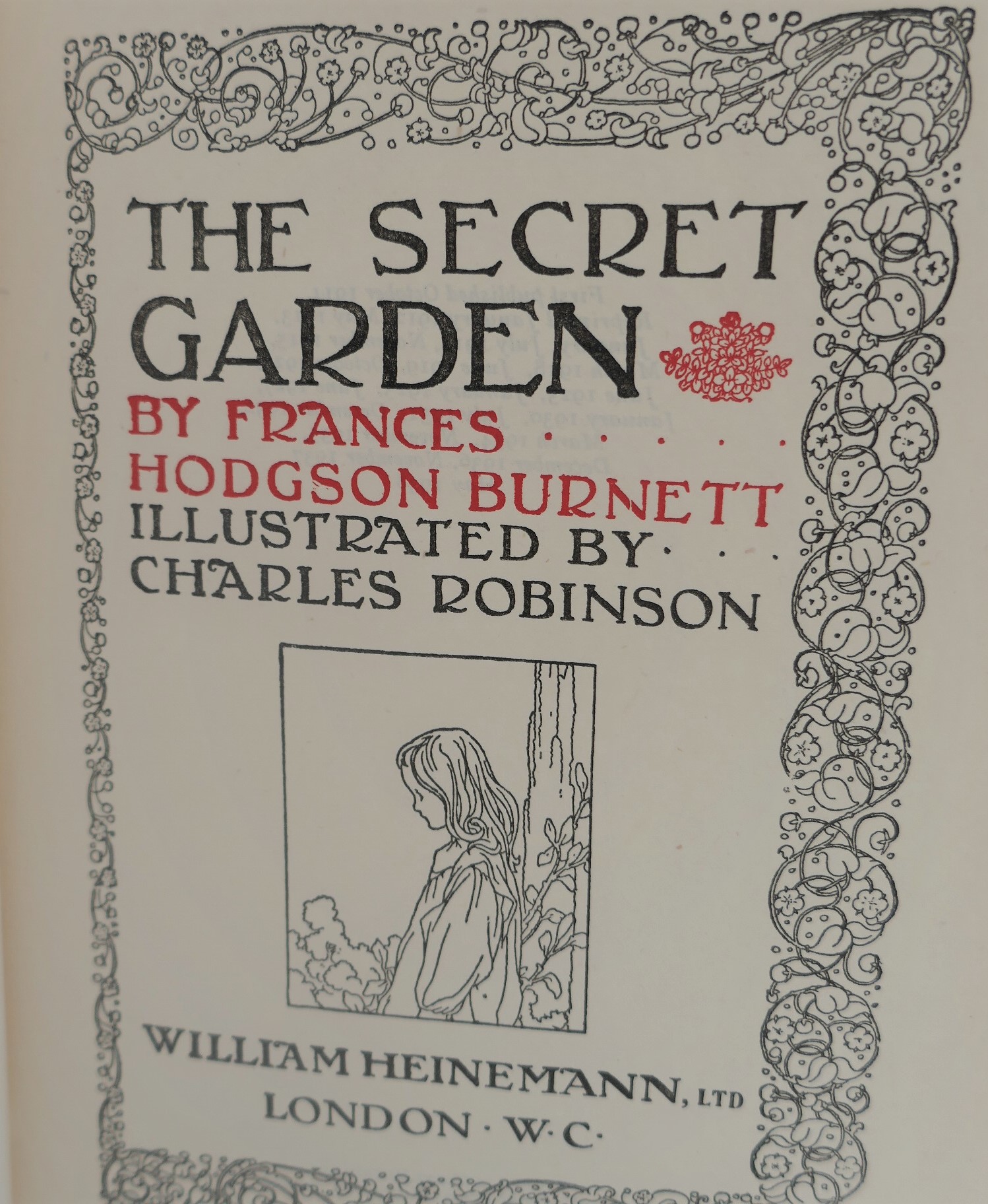 The Secret Garden. Illustrated By Charles Robinson (1938) - Image 4