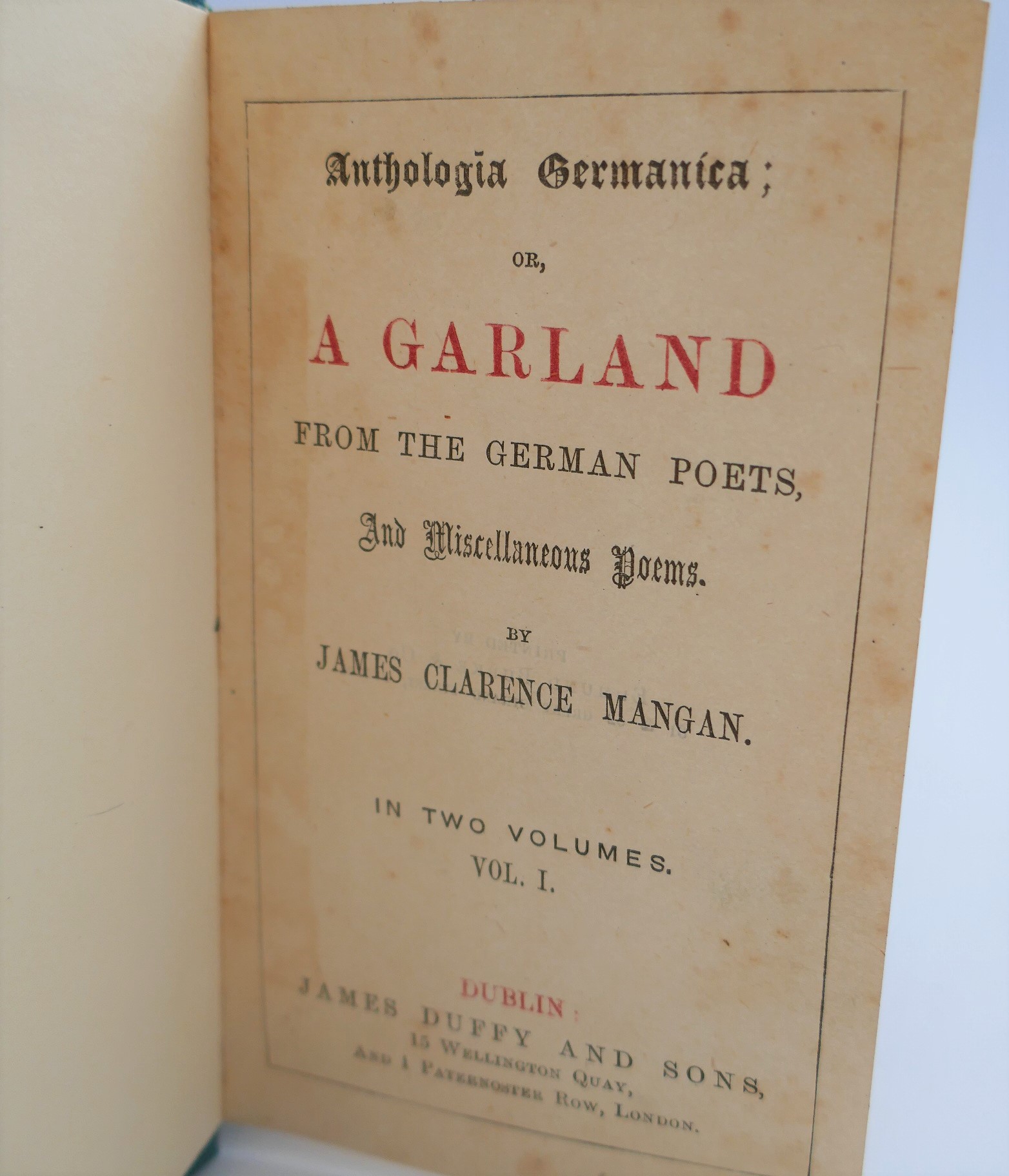 Anthologia Germanica. Or A Garland from the German Poets (1884) - Image 3