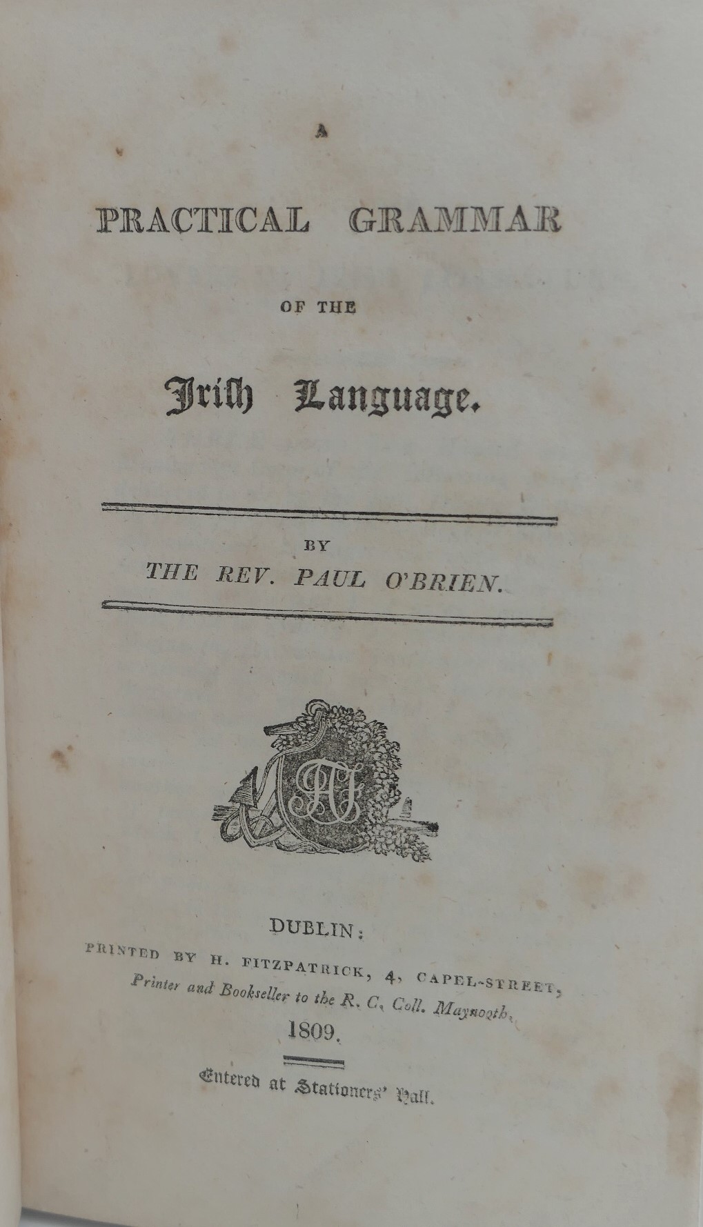 A Practical Grammar of the Irish Language (1809) - Image 3