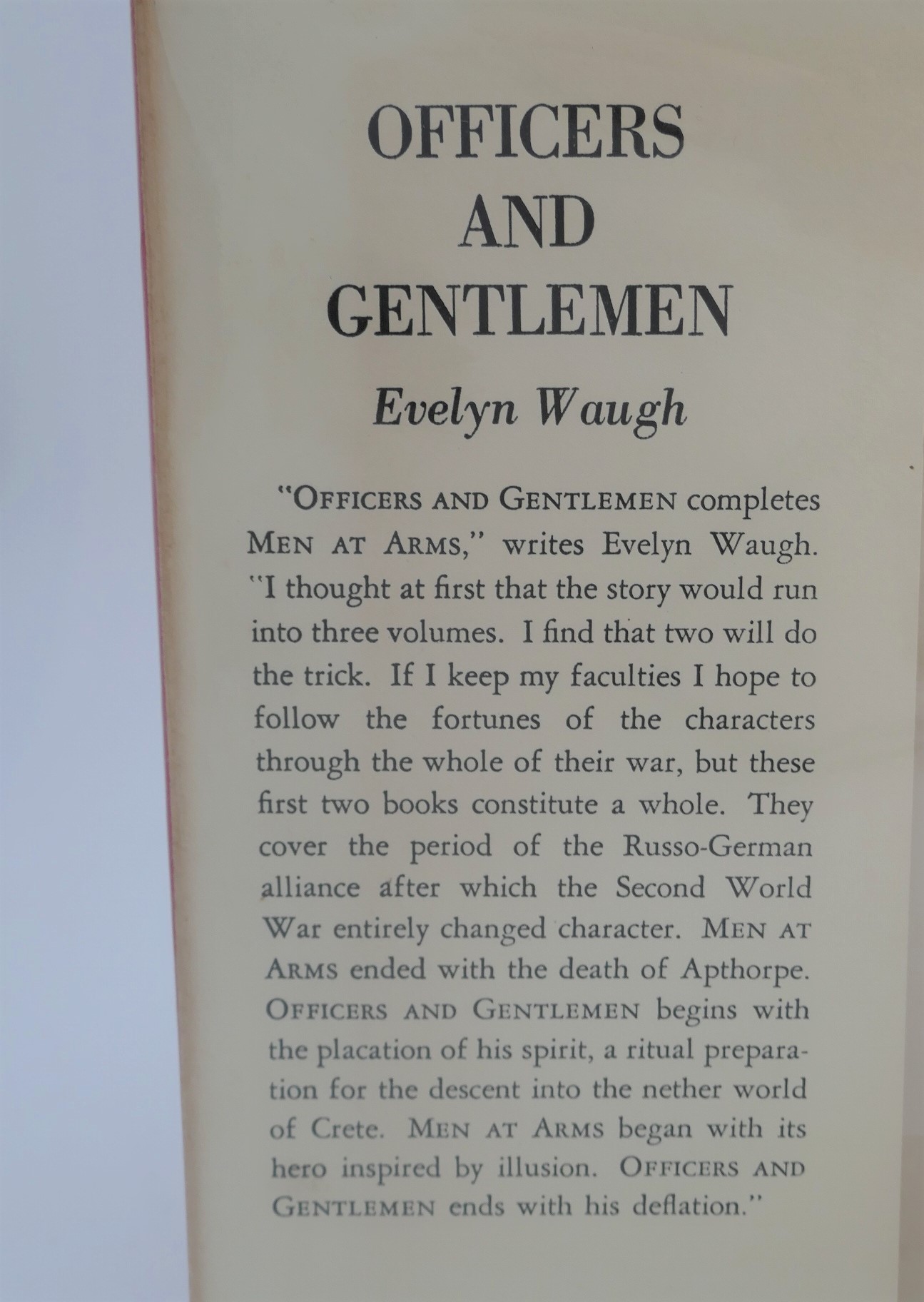 Officers and Gentlemen. Inscribed By The Author (1955) - Image 5
