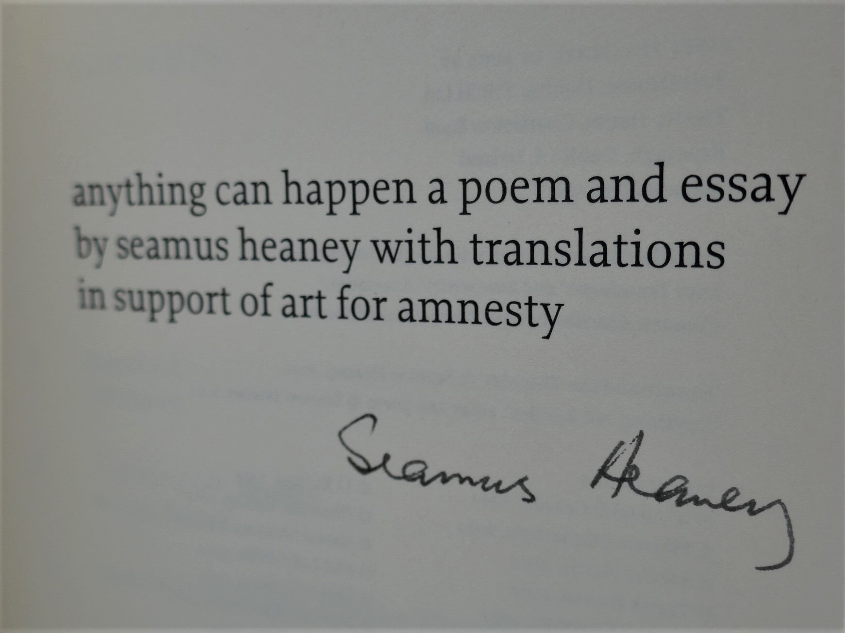 Anything Can Happen. Signed Copy (2004) - Image 3