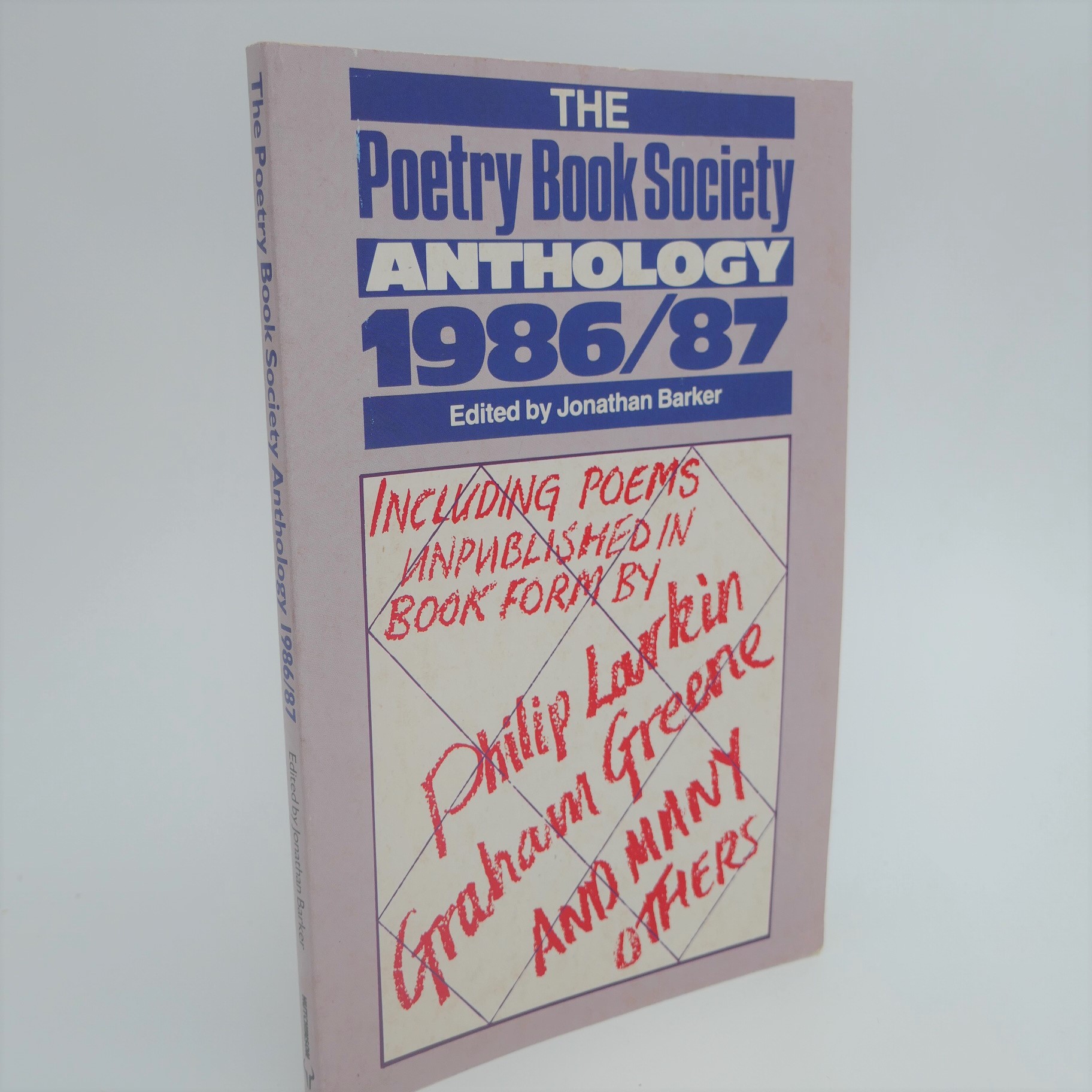 The Poetry Book Society Anthology 1986/87. Signed Copy - Image 2