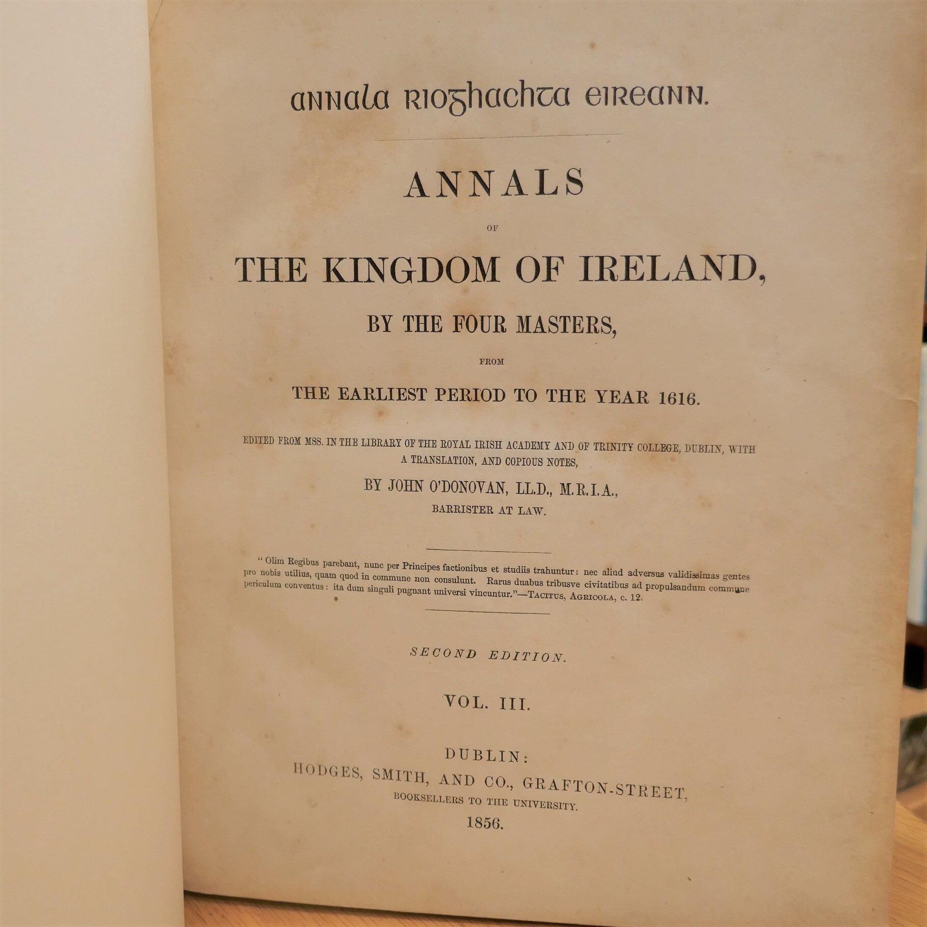 The Annals of the Kingdom of Ireland. By the Four Masters (1856) - Image 7