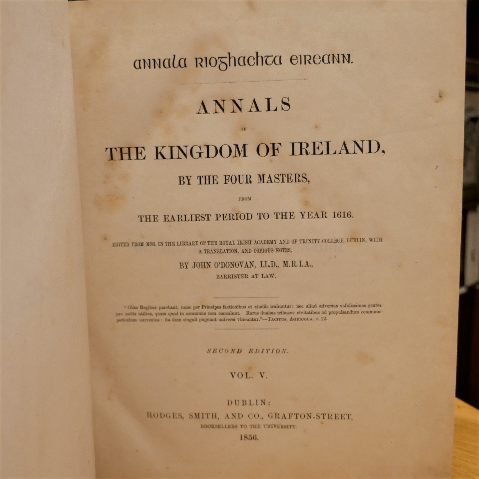 The Annals of the Kingdom of Ireland. By the Four Masters (1856) - Image 9