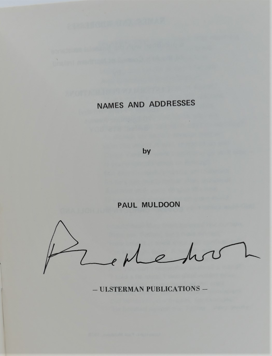 Names and Addresses. - Image 2
