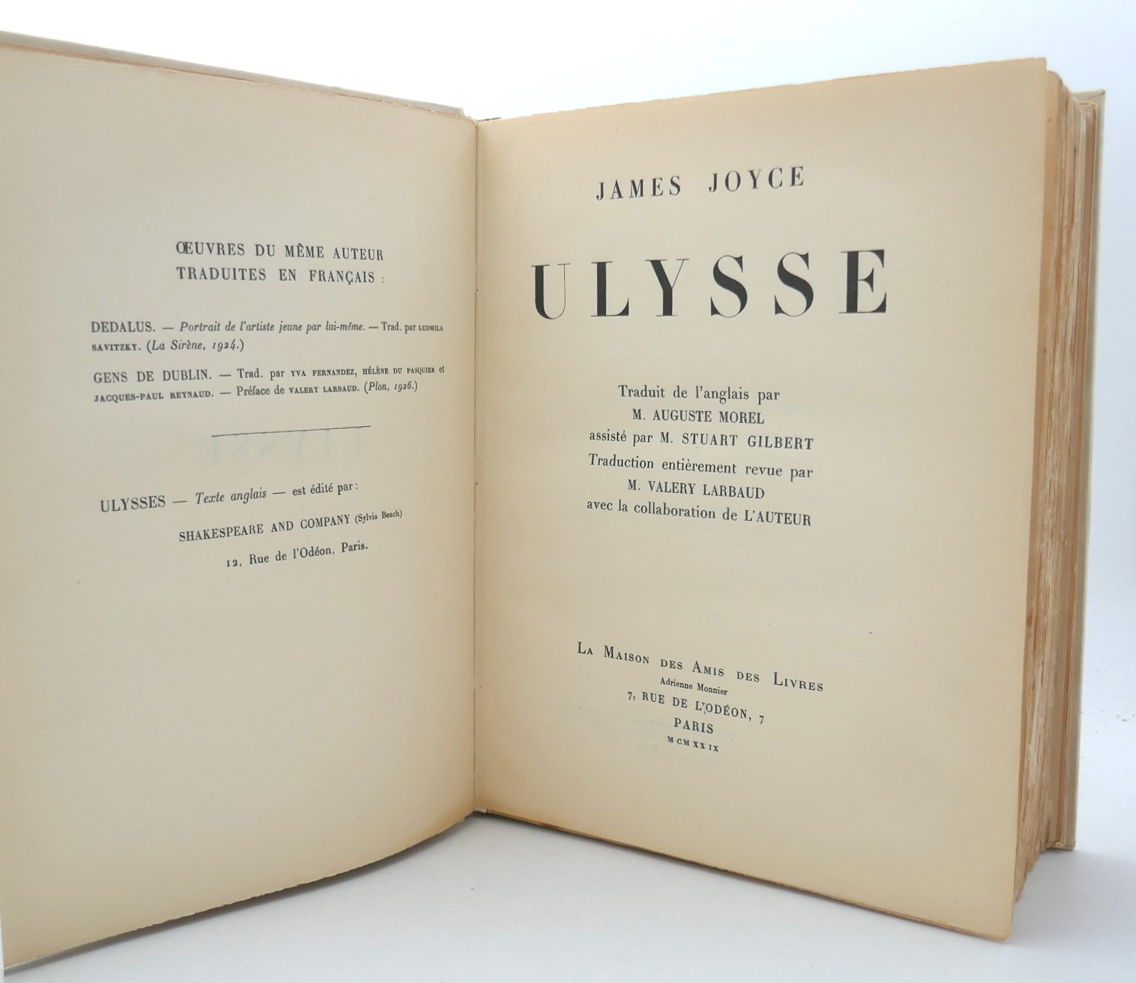 Ulysse. First Edition in French (1929) - Image 4