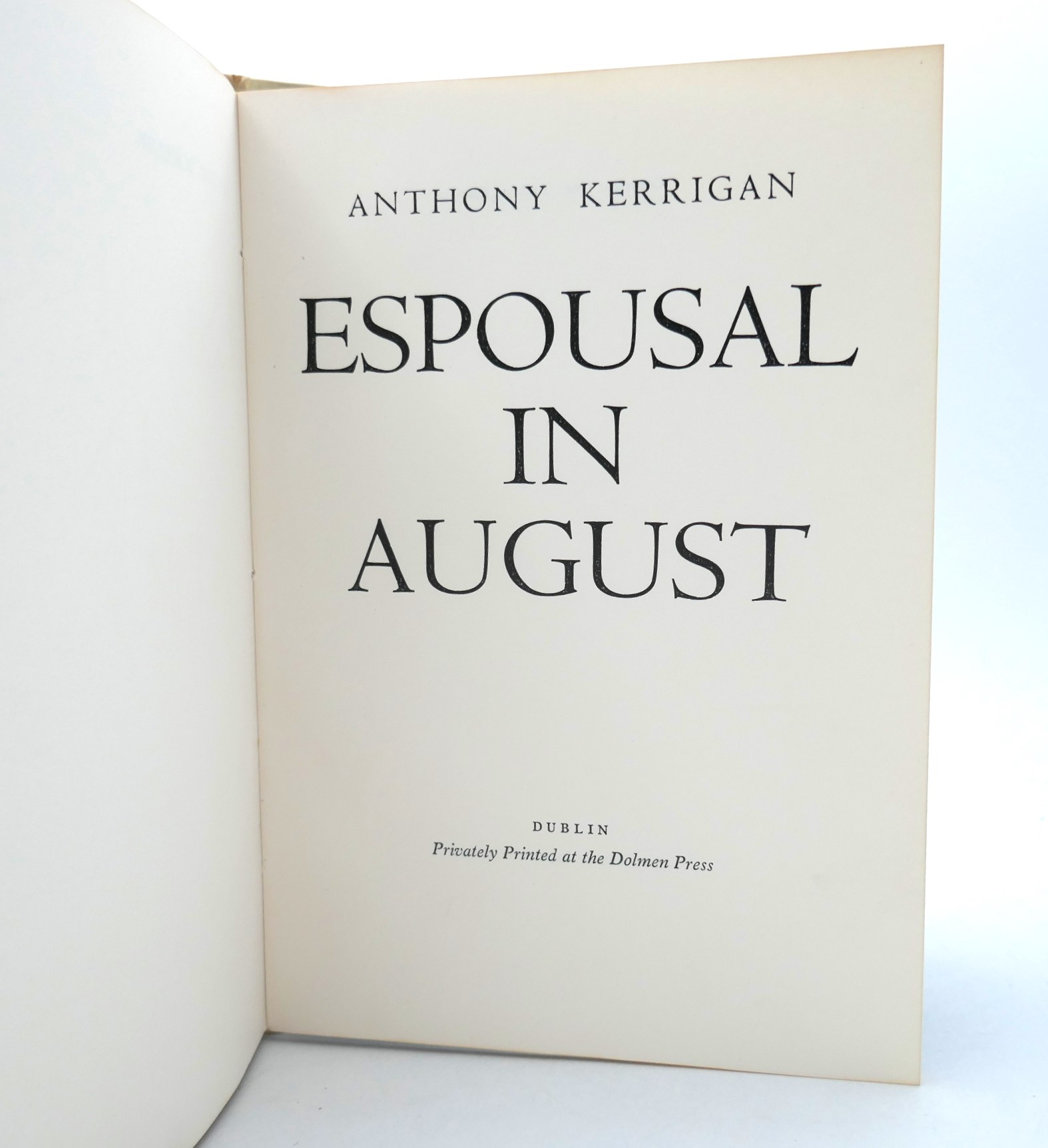 Espousal in August. Limited Edition (1968) - Image 2