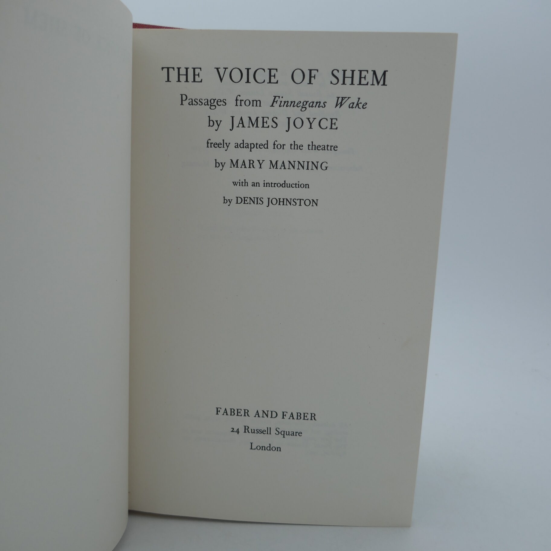 The Voice of Shem. Passages from Finnegans Wake (1958) - Image 2