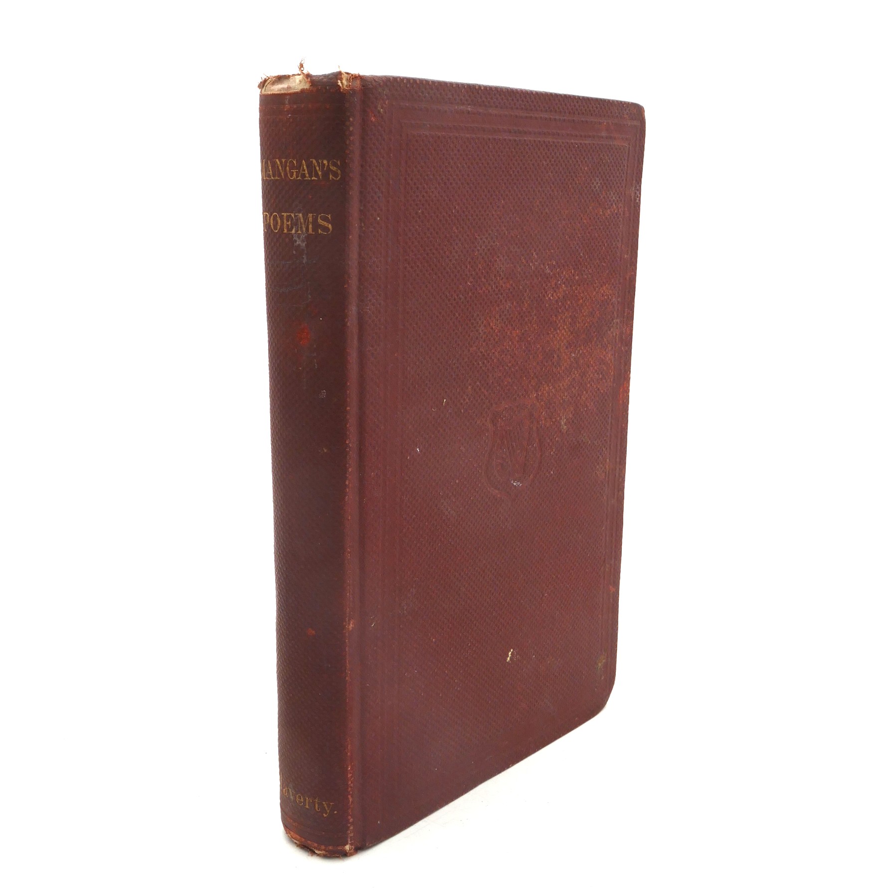 Poems of James Clarence Mangan. Introduction by John Mitchell (1859)