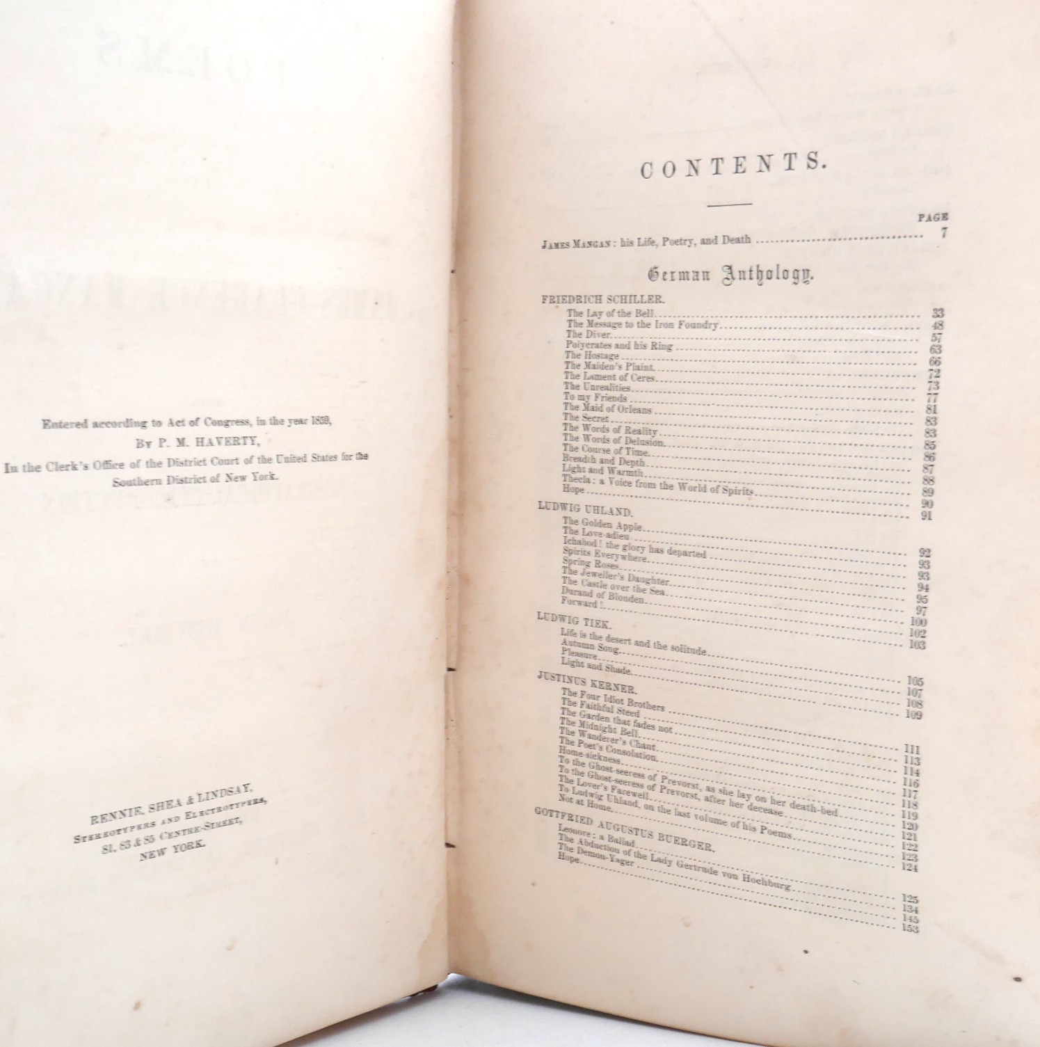 Poems of James Clarence Mangan. Introduction by John Mitchell (1859) - Image 3