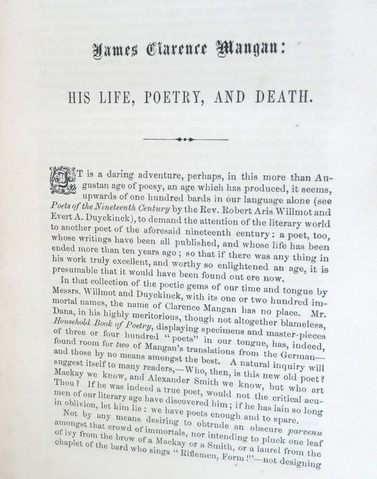 Poems of James Clarence Mangan. Introduction by John Mitchell (1859) - Image 4