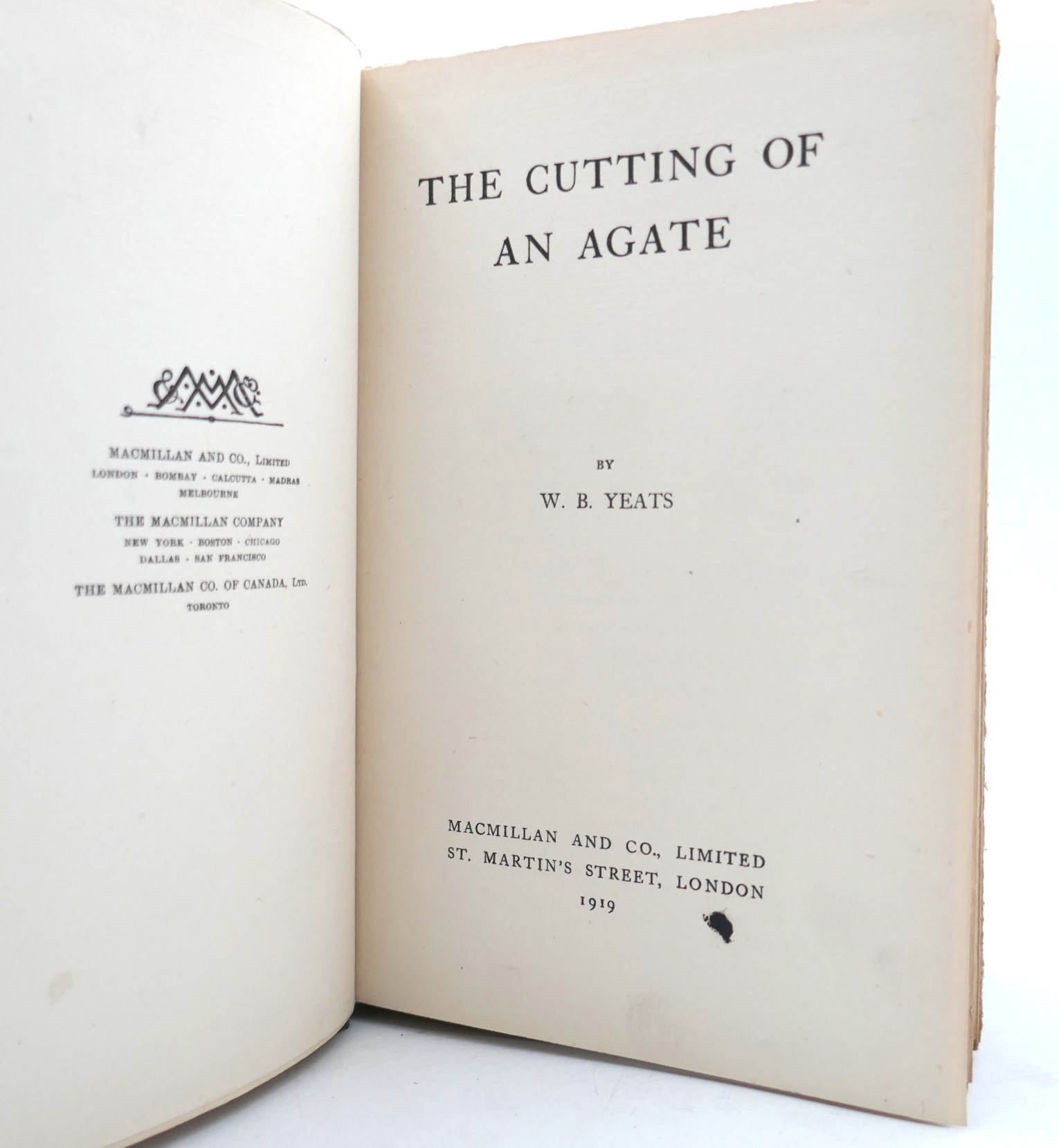 The Cutting of an Agate. First Edition (1919) - Image 2