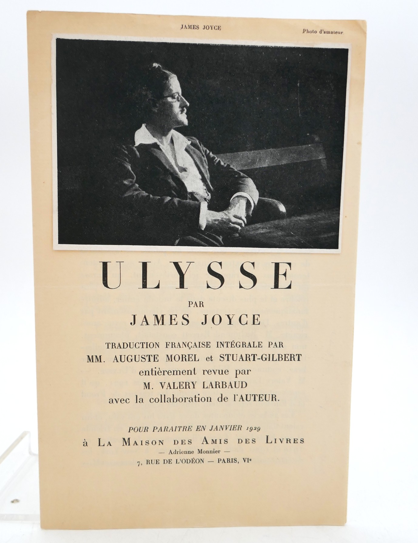 Ulysse. First Edition in French (1929) - Image 8