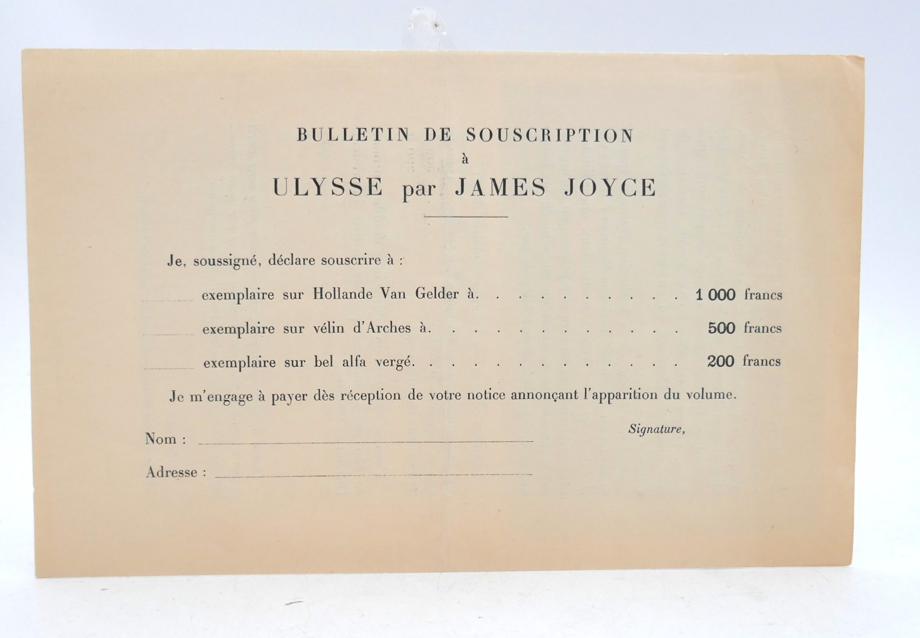 Ulysse. First Edition in French (1929) - Image 10