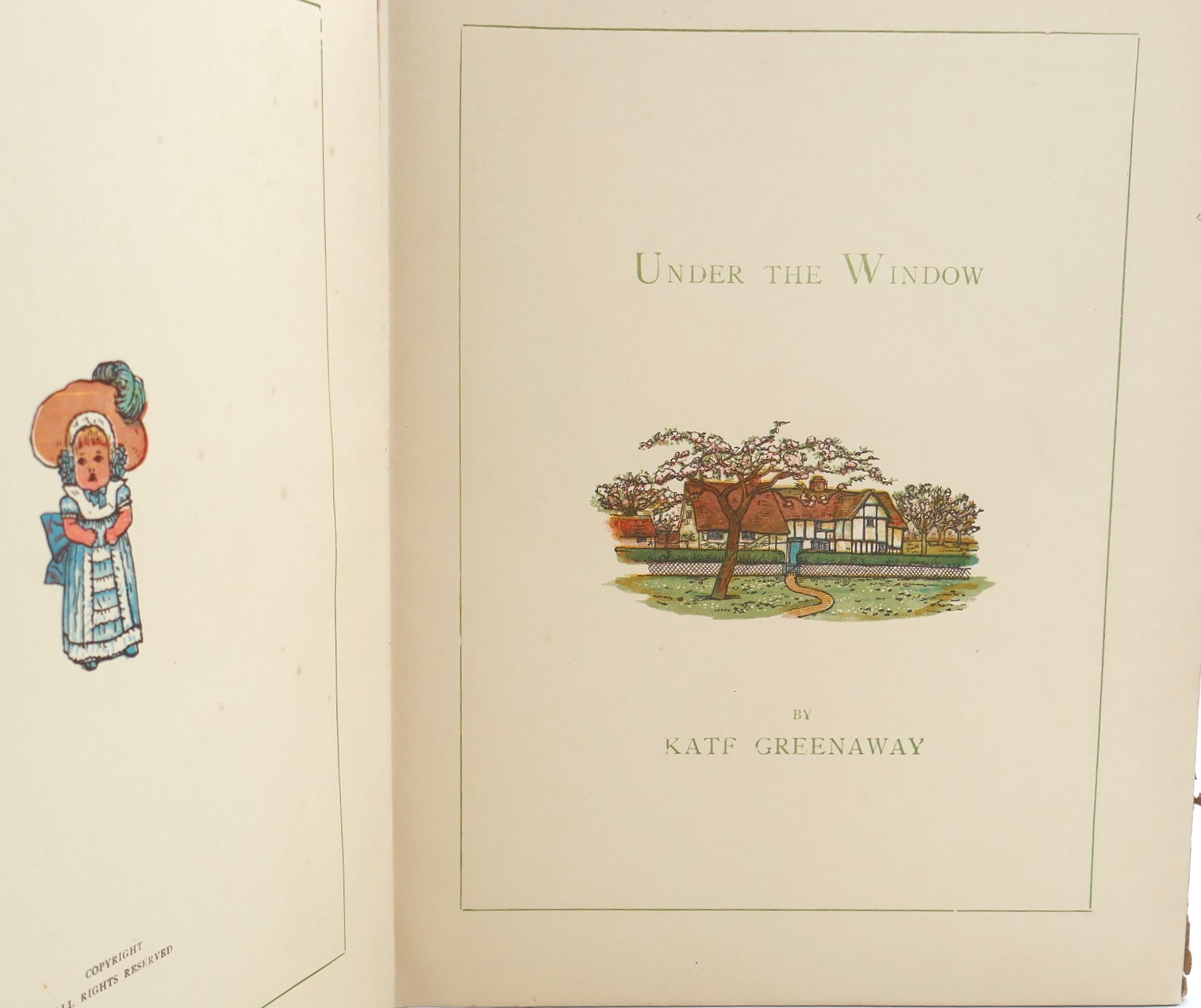 Under The Window. Pictures and Rhymes for Children (1878) - Image 2
