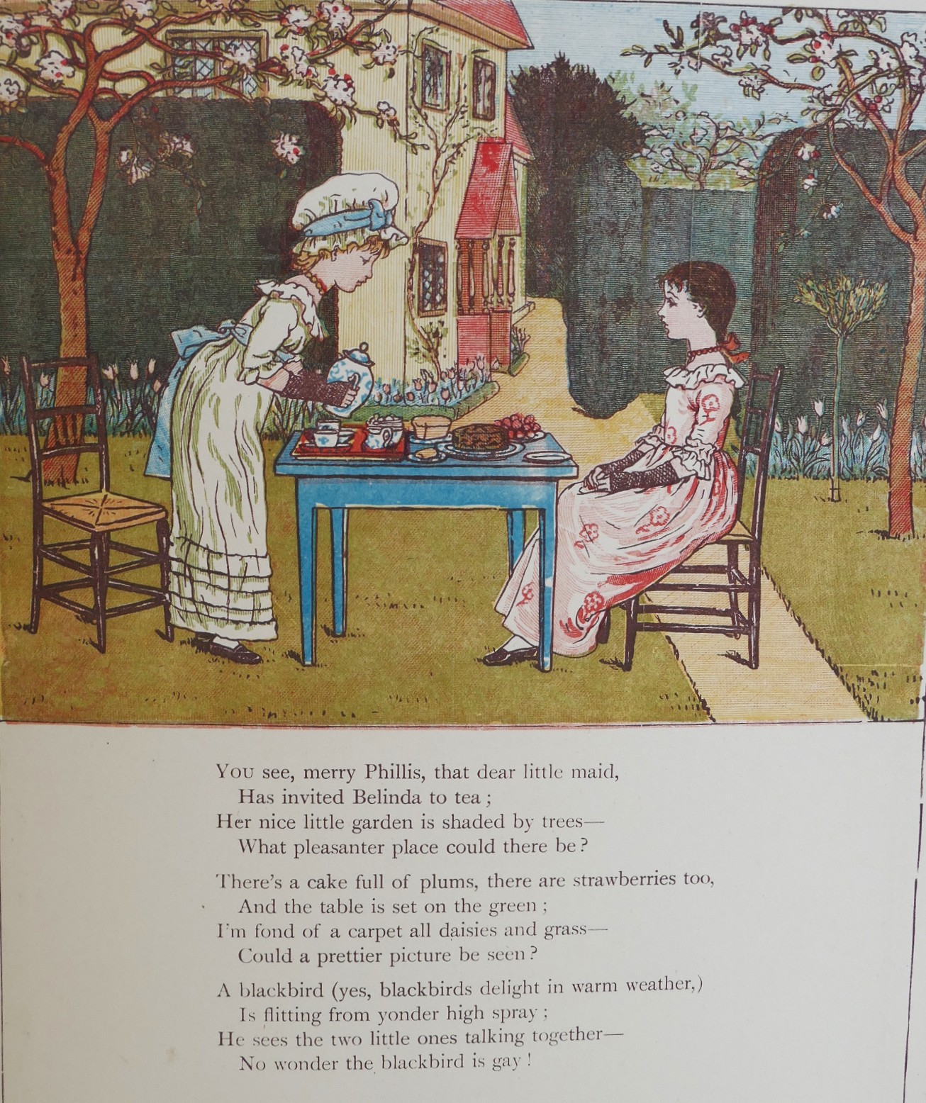 Under The Window. Pictures and Rhymes for Children (1878) - Image 6